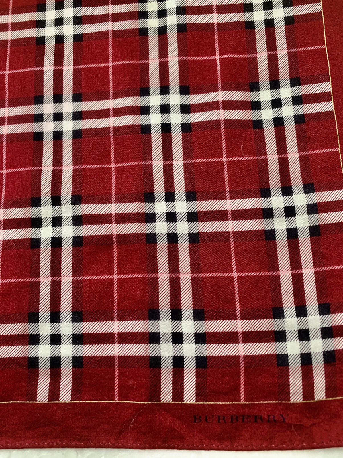 Designer Burberry Handkerchief / Bandana / Neckerchief Size ONE SIZE - 2 Thumbnail