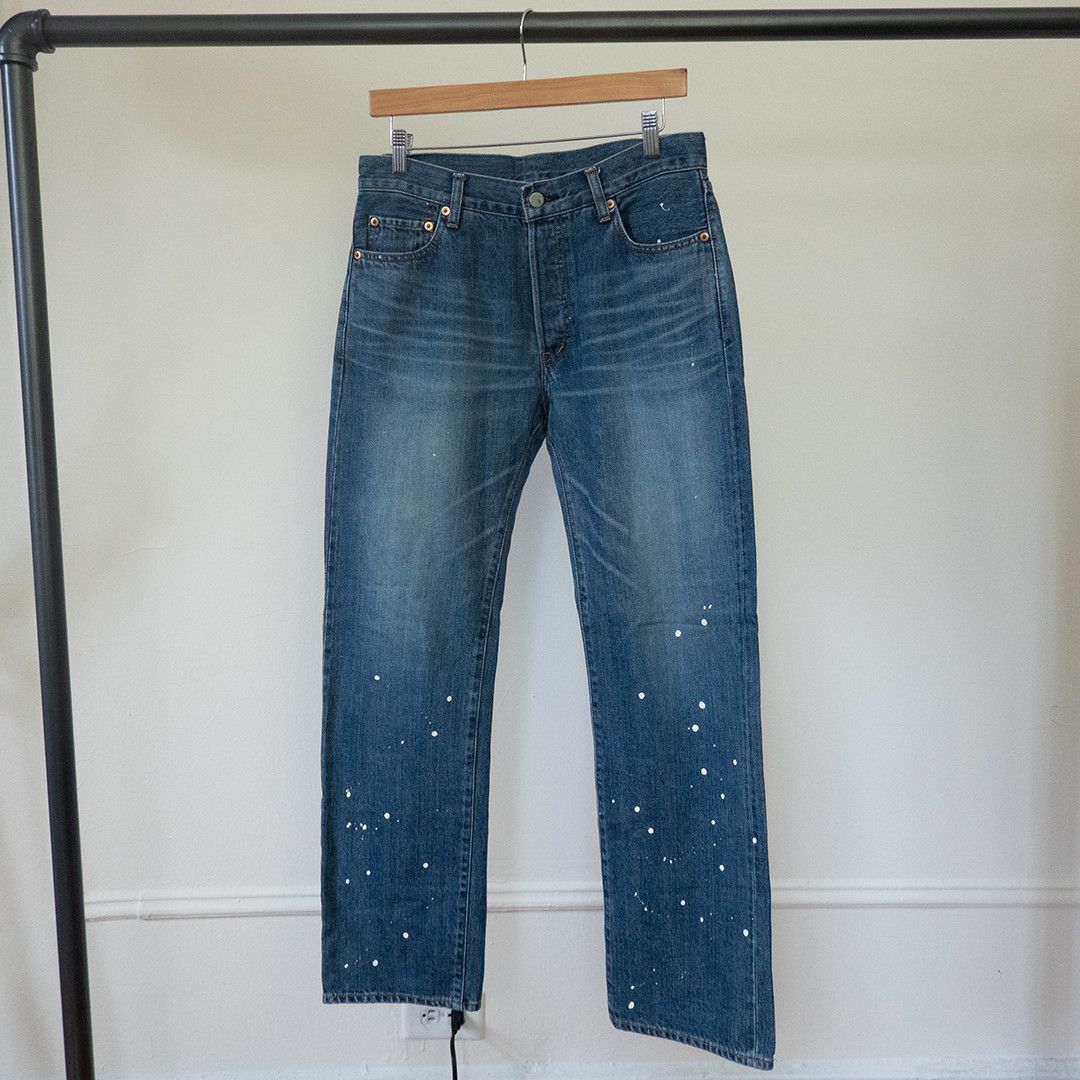 Comme des Garcons Homme CDG Homme Paint Splatter Denim Size US 30 / EU 46 - 1 Thumbnail