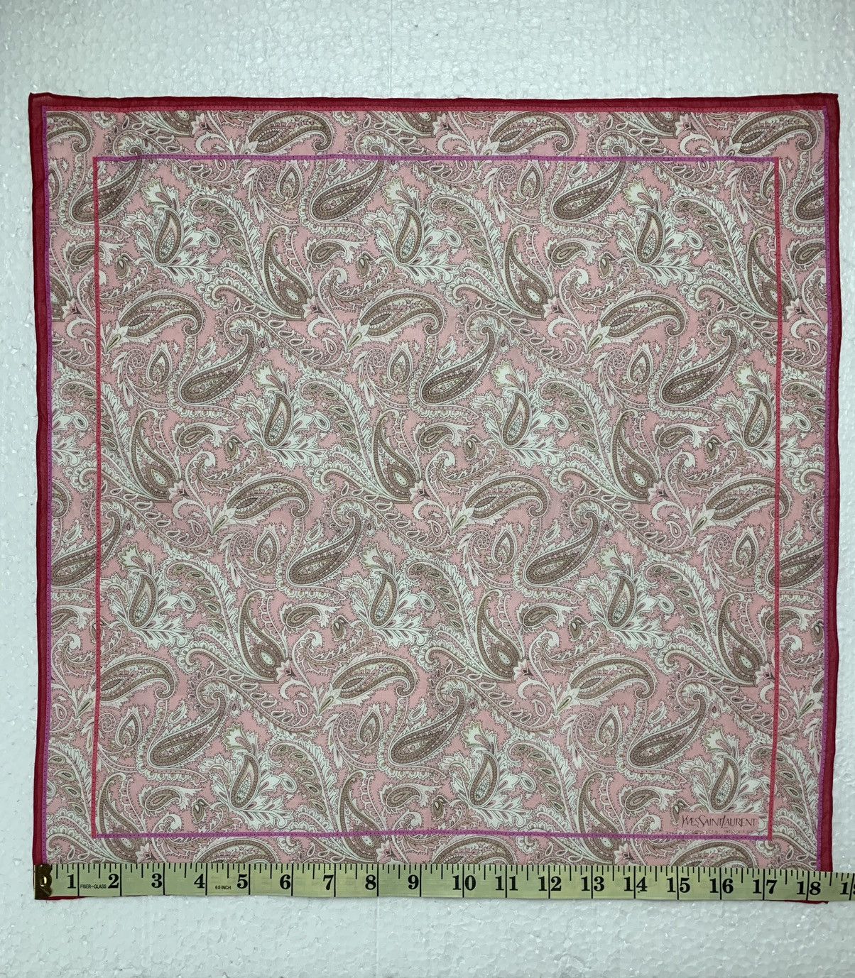 Designer Yves Saint Laurent Neckerchief YSL Handkerchief Bandana Size ONE SIZE - 6 Thumbnail