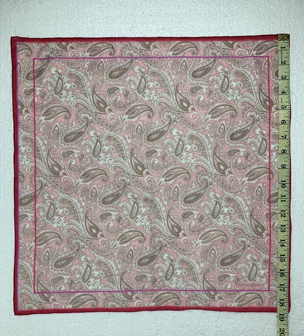 Designer Yves Saint Laurent Neckerchief YSL Handkerchief Bandana Size ONE SIZE - 7 Thumbnail