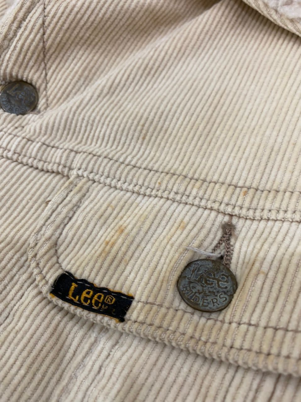 Lee 🇺🇸Vintage 70s Lee Storm Rider Shearling Jacket Size US S / EU 44-46 / 1 - 11 Thumbnail