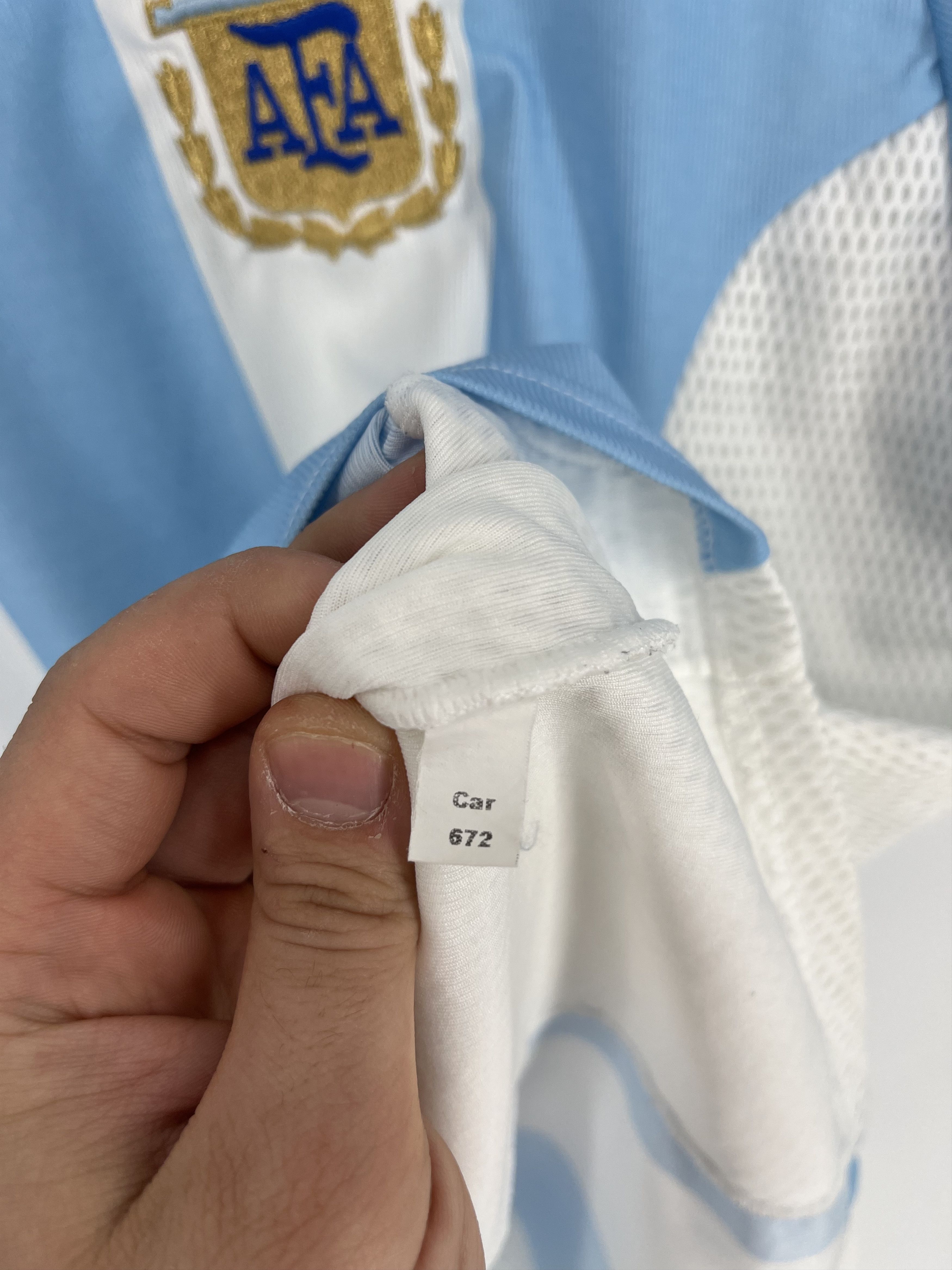 Adidas ARGENTINA 90S HOME FOOTBALL SHIRT SOCCER JERSEY ADIDAS Size US XL / EU 56 / 4 - 12 Thumbnail