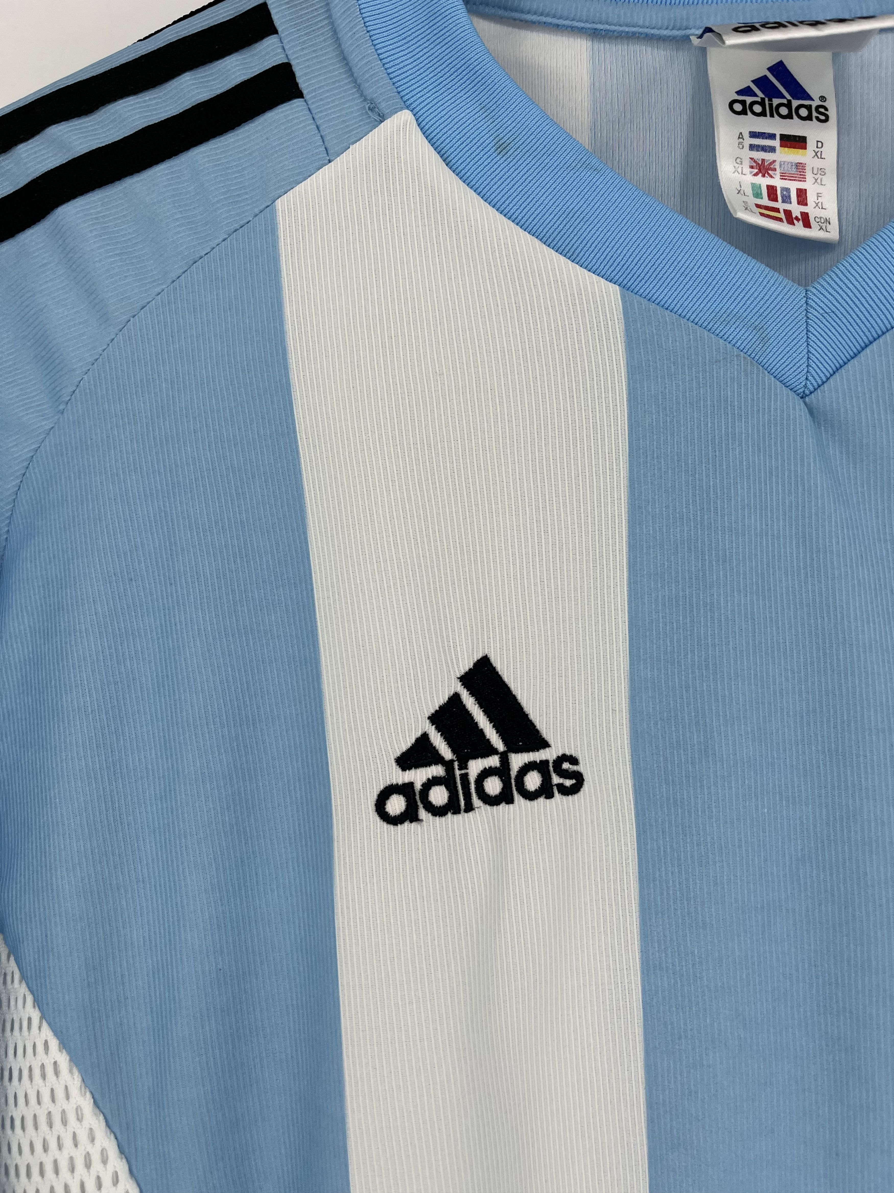 Adidas ARGENTINA 90S HOME FOOTBALL SHIRT SOCCER JERSEY ADIDAS Size US XL / EU 56 / 4 - 5 Thumbnail