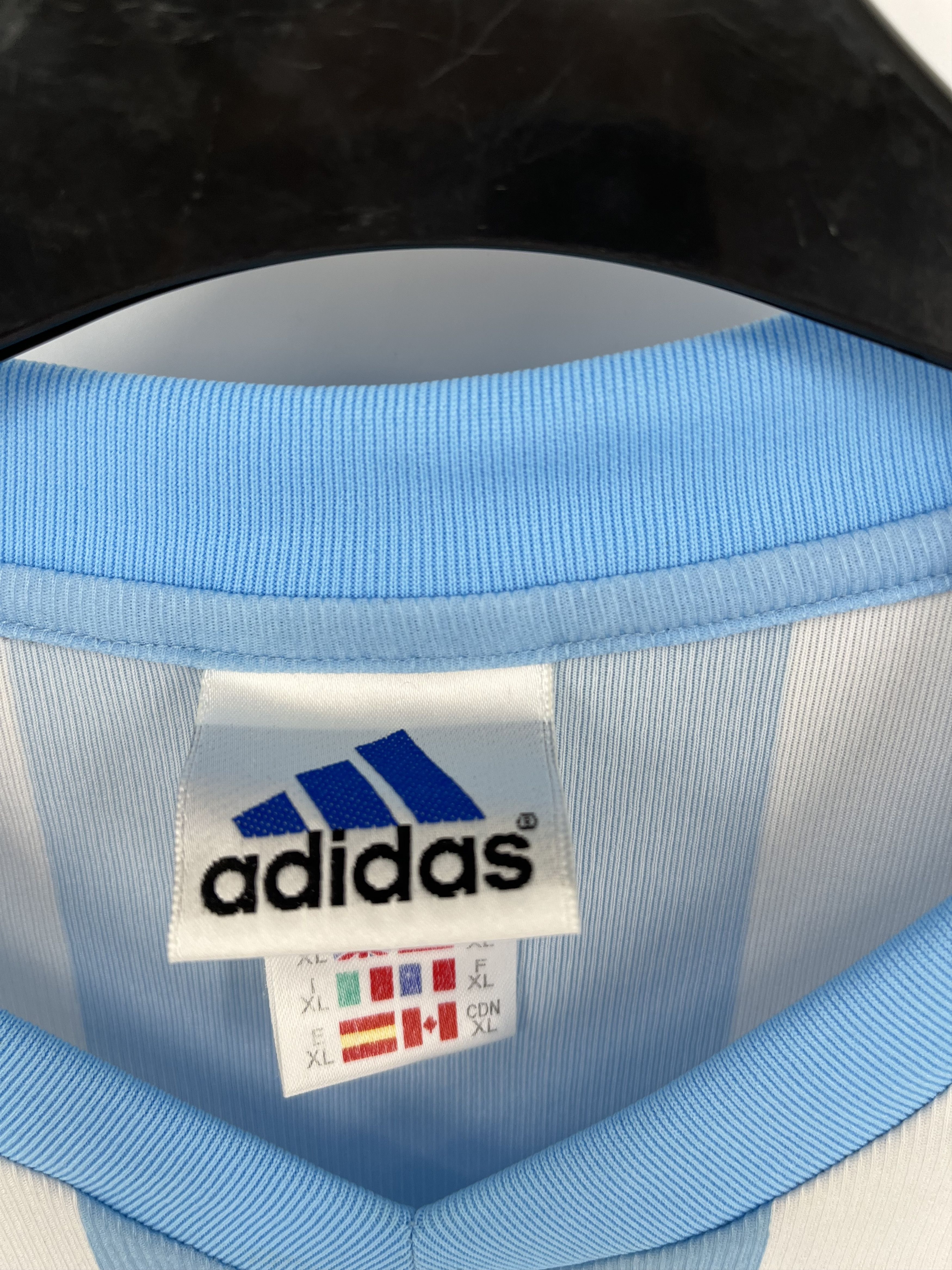 Adidas ARGENTINA 90S HOME FOOTBALL SHIRT SOCCER JERSEY ADIDAS Size US XL / EU 56 / 4 - 8 Thumbnail