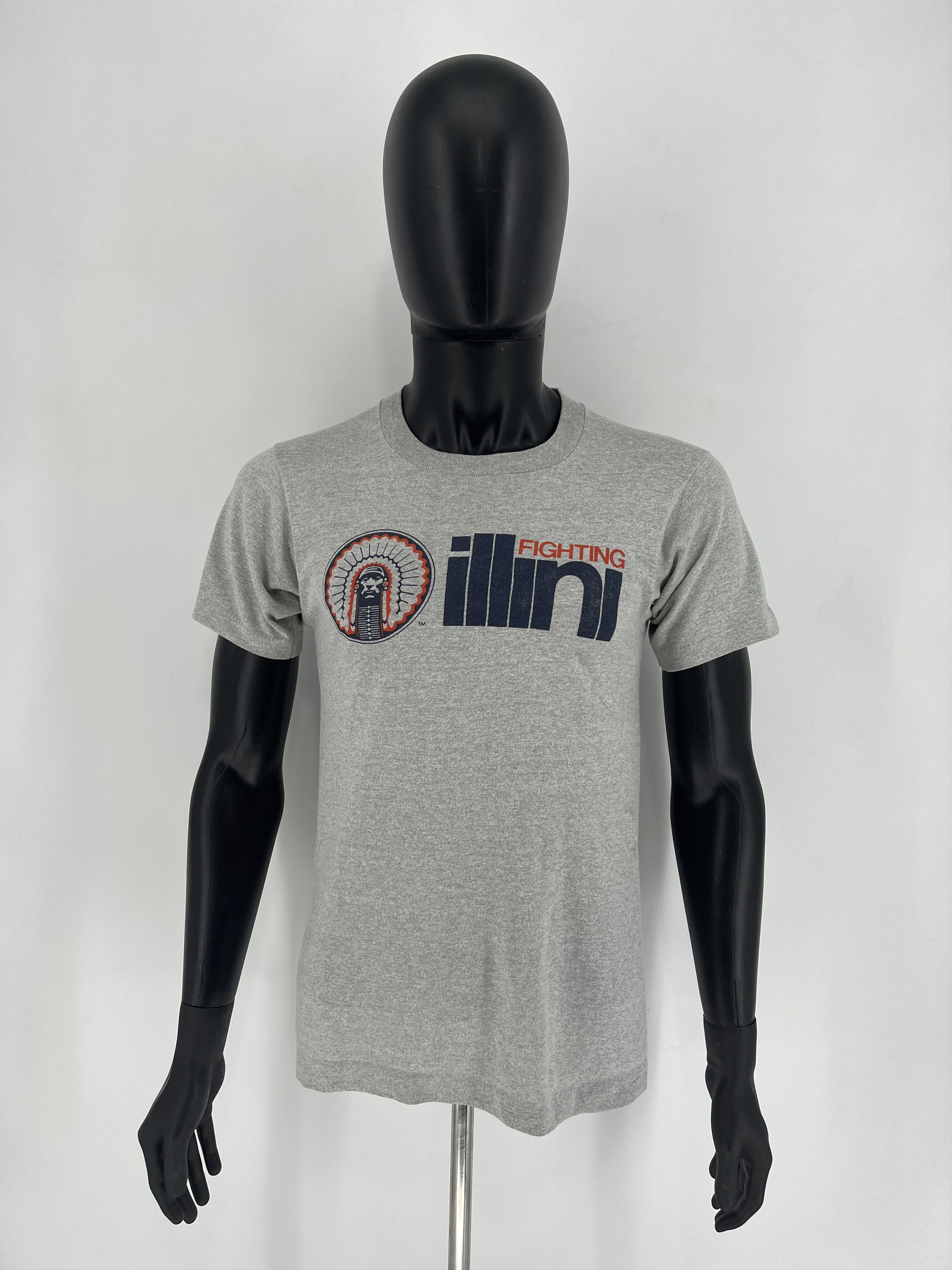 Other Vintage 90s University Of Illinois Fighting Illini Chief Size US M / EU 48-50 / 2 - 2 Thumbnail
