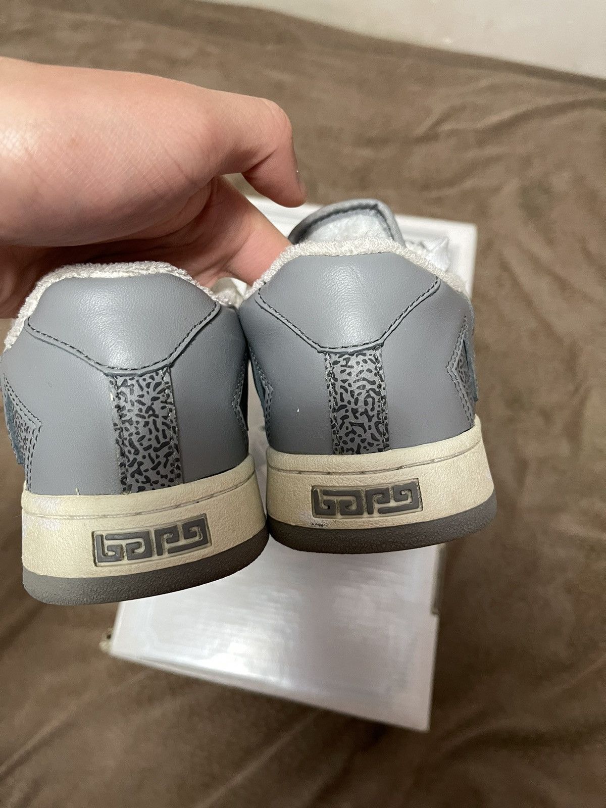 Bape Bapesta 88 - Gray / White Size US 5.5 / EU 38 - 4 Thumbnail