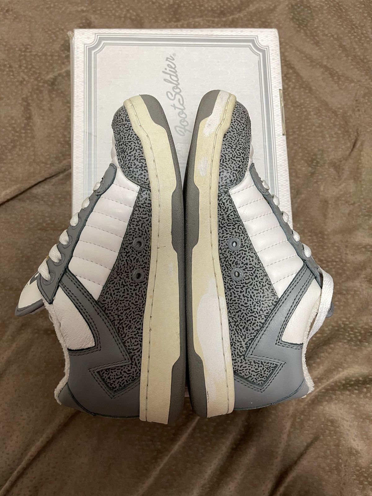Bape Bapesta 88 - Gray / White Size US 5.5 / EU 38 - 5 Thumbnail