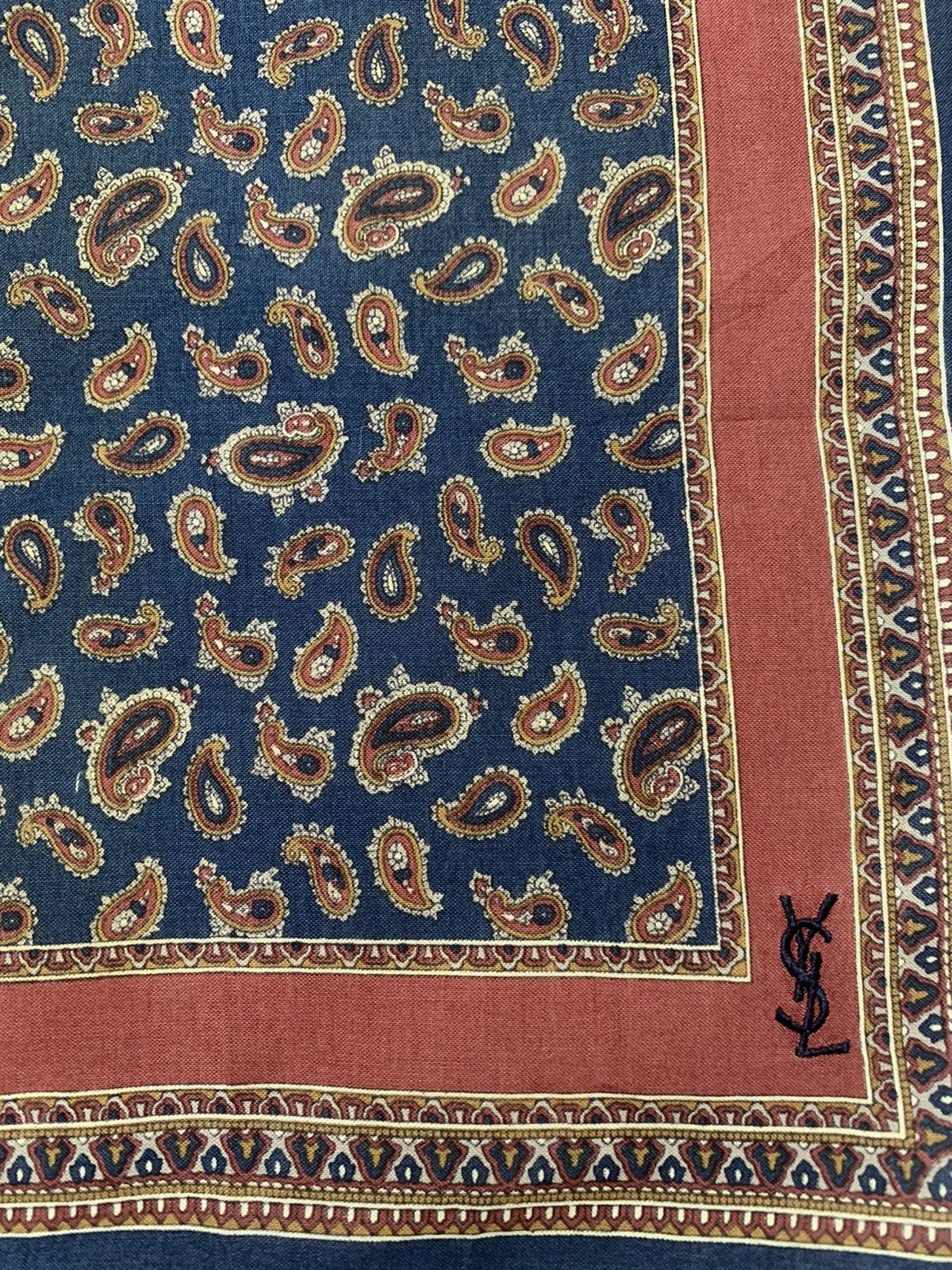 Yves Saint Laurent Yves Saint Laurent Pasley Handkercheif / Bandana Size ONE SIZE - 2 Thumbnail