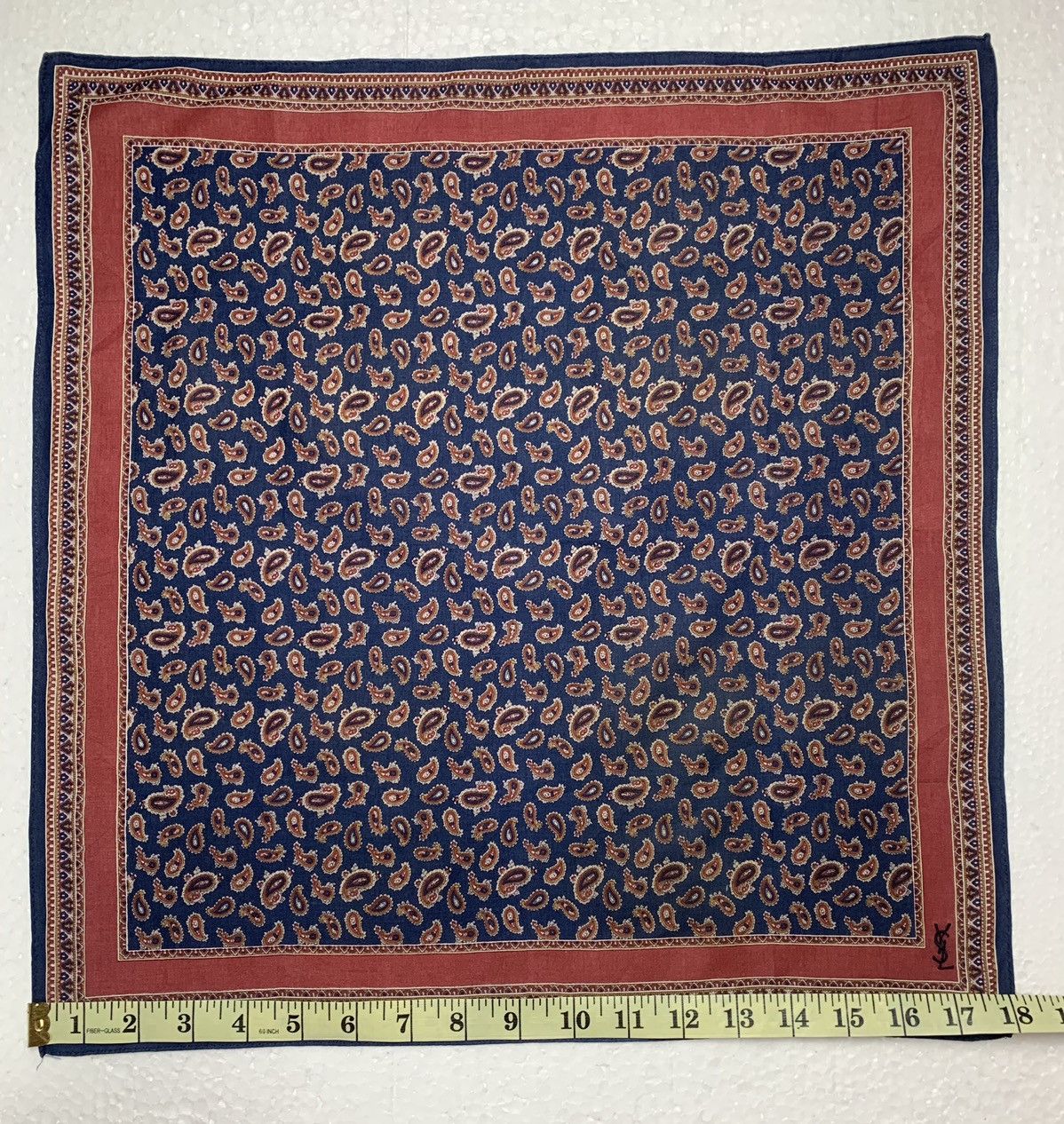 Yves Saint Laurent Yves Saint Laurent Pasley Handkercheif / Bandana Size ONE SIZE - 5 Thumbnail