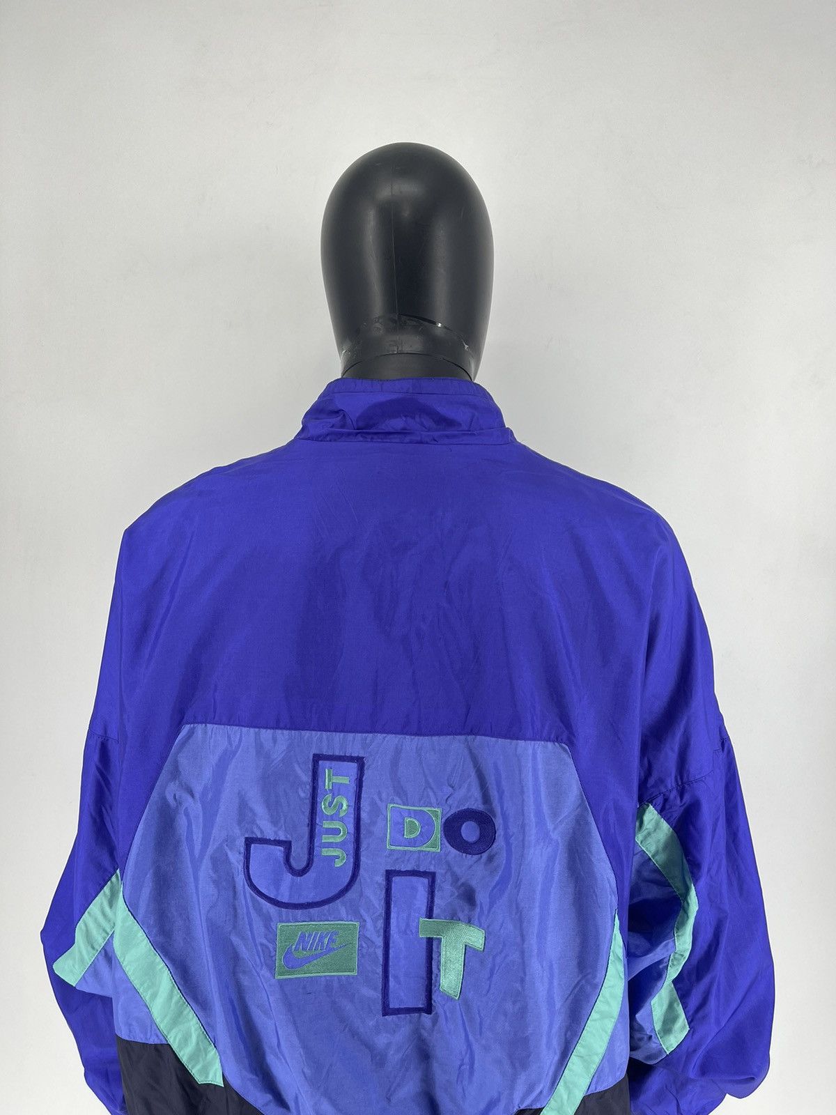Nike 80s Vintage Nike Just do it Nylon Track Top Jacket Size US XXL / EU 58 / 5 - 9 Thumbnail