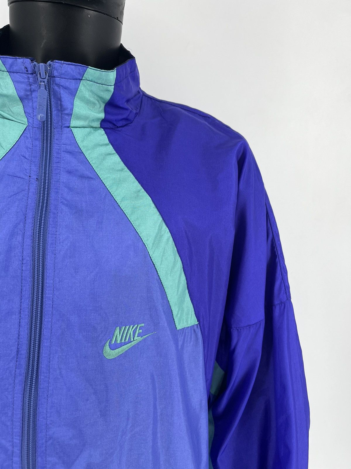 Nike 80s Vintage Nike Just do it Nylon Track Top Jacket Size US XXL / EU 58 / 5 - 7 Thumbnail