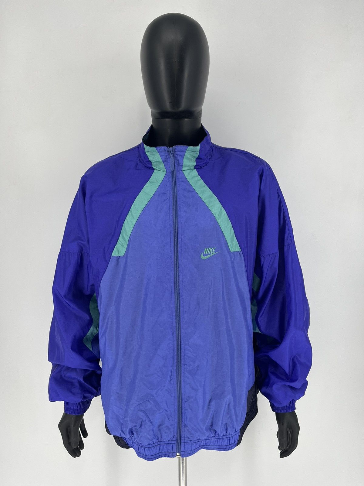 Nike 80s Vintage Nike Just do it Nylon Track Top Jacket Size US XXL / EU 58 / 5 - 3 Thumbnail