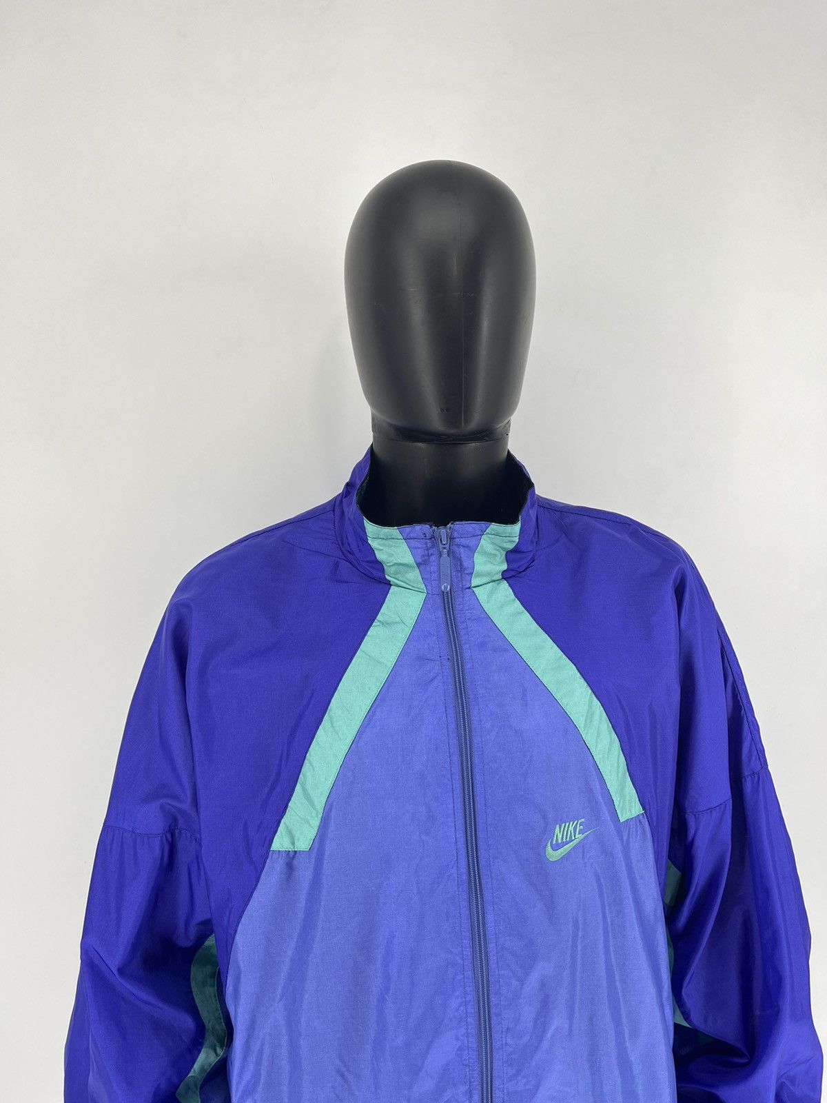 Nike 80s Vintage Nike Just do it Nylon Track Top Jacket Size US XXL / EU 58 / 5 - 4 Thumbnail