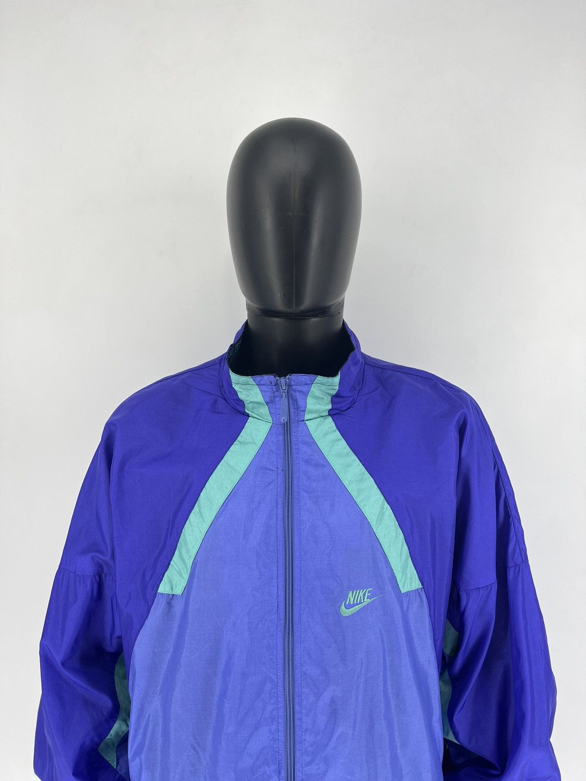 Nike 80s Vintage Nike Just do it Nylon Track Top Jacket Size US XXL / EU 58 / 5 - 2 Thumbnail