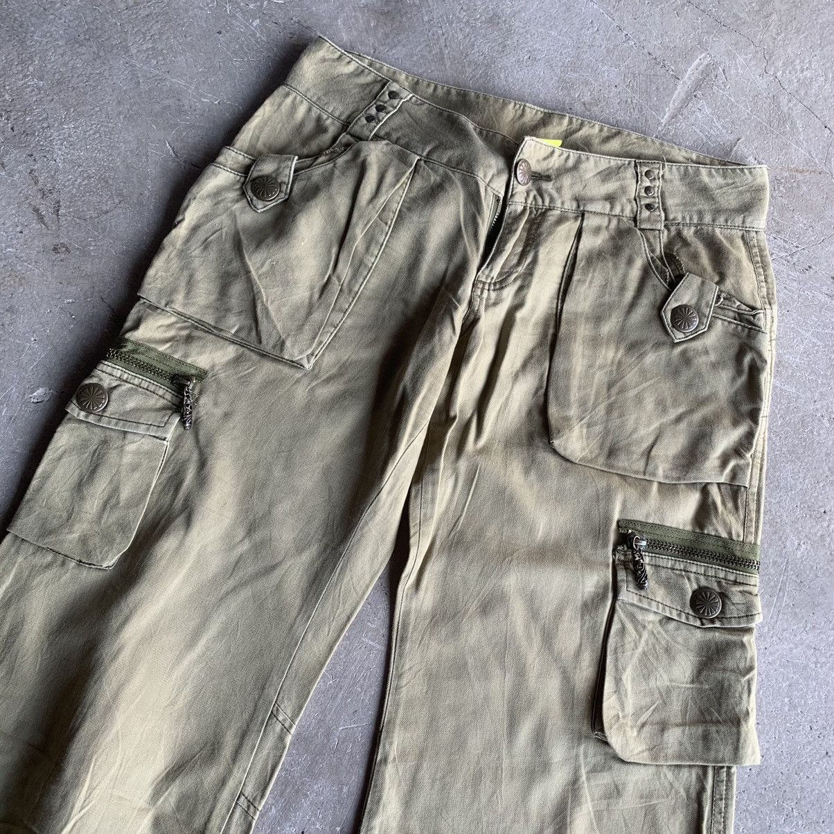Japanese Brand LADIES! Sly Utility Cargo Pants Nice Design Size 30" / US 8 / IT 44 - 3 Thumbnail