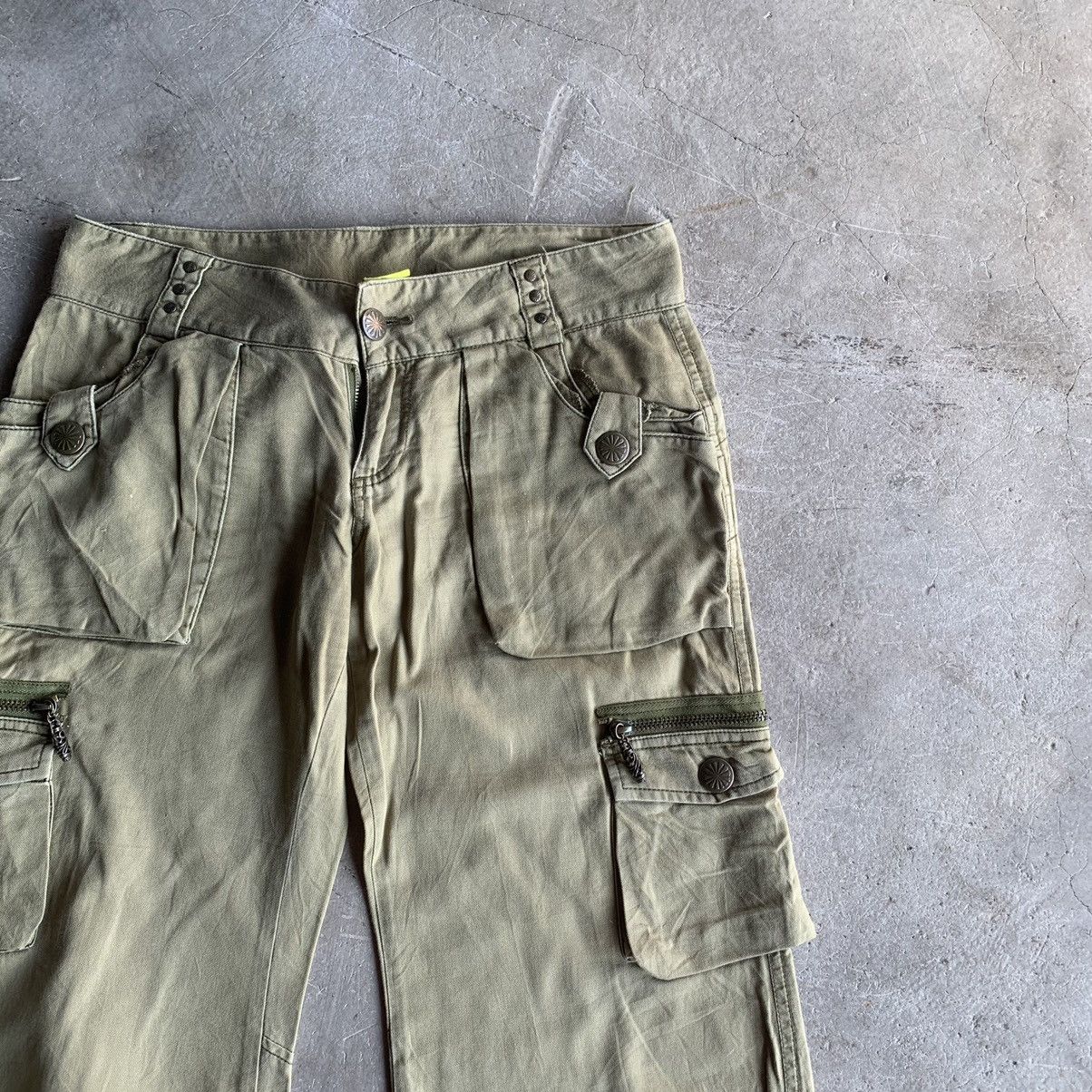 Japanese Brand LADIES! Sly Utility Cargo Pants Nice Design Size 30" / US 8 / IT 44 - 5 Thumbnail
