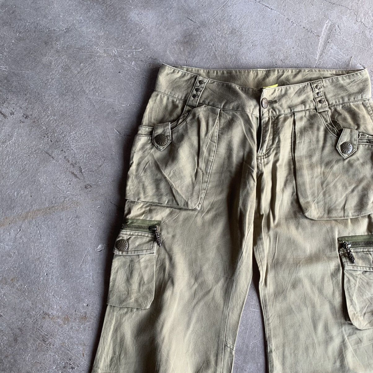 Japanese Brand LADIES! Sly Utility Cargo Pants Nice Design Size 30" / US 8 / IT 44 - 4 Thumbnail