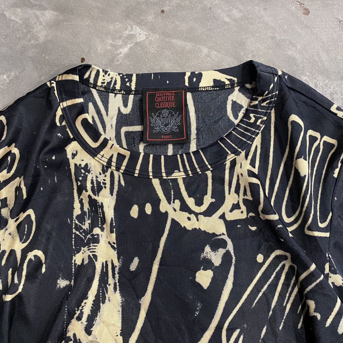 Jean Paul Gaultier 90’s Jean Paul Gaultier Racism Long Sleeve Jersey Size US XXS / EU 40 - 6 Thumbnail