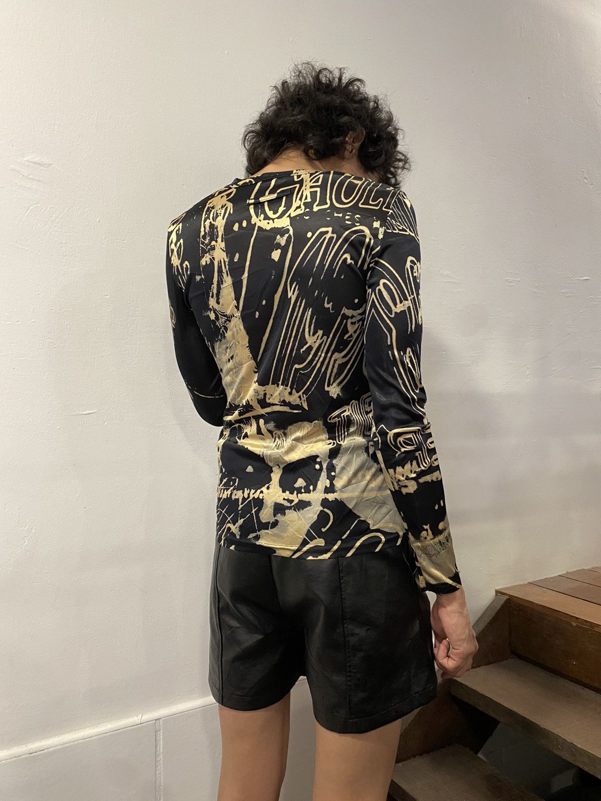 Jean Paul Gaultier 90’s Jean Paul Gaultier Racism Long Sleeve Jersey Size US XXS / EU 40 - 13 Thumbnail