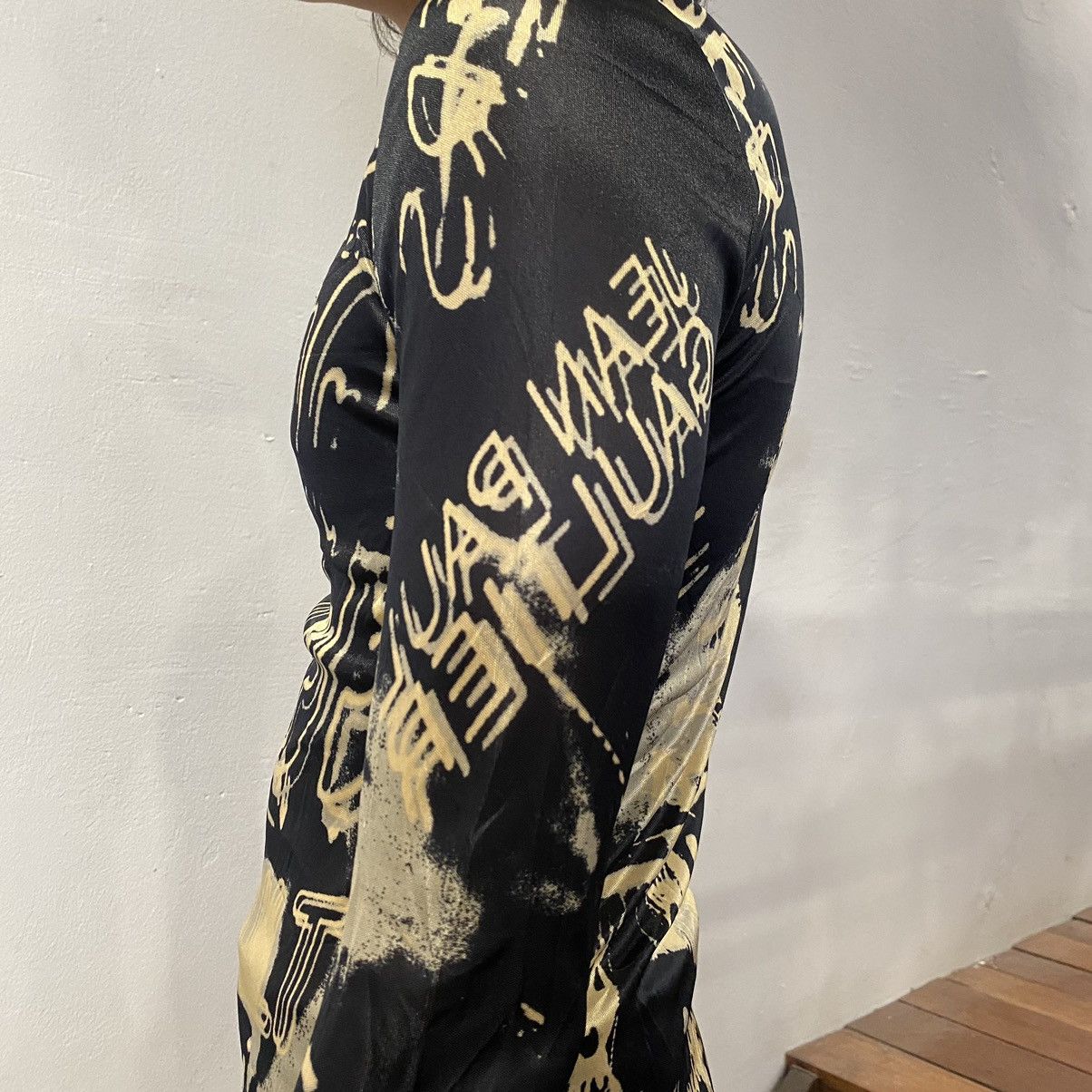 Jean Paul Gaultier 90’s Jean Paul Gaultier Racism Long Sleeve Jersey Size US XXS / EU 40 - 19 Thumbnail