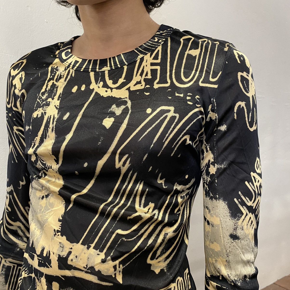 Jean Paul Gaultier 90’s Jean Paul Gaultier Racism Long Sleeve Jersey Size US XXS / EU 40 - 18 Thumbnail