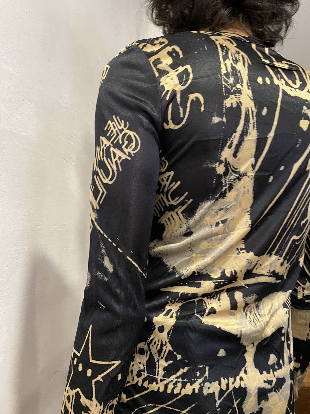 Jean Paul Gaultier 90’s Jean Paul Gaultier Racism Long Sleeve Jersey Size US XXS / EU 40 - 14 Thumbnail