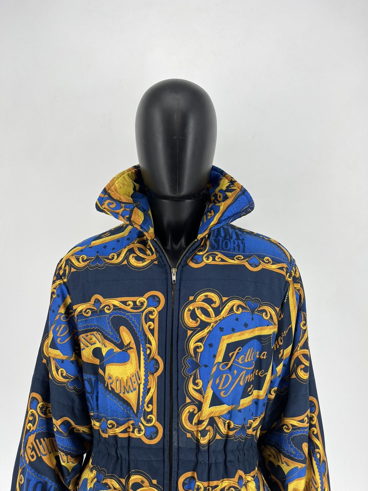 image of Cento X Cento By Iceberg Luxury Italian Baroque Art Jacket, Men's (Size Medium)