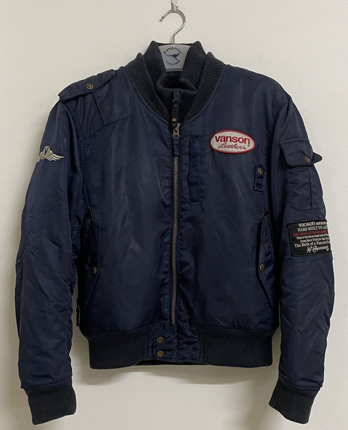 Gear for Sports × Vanson Leathers Vanson Leathers MA-1 Jacket Embroidery Extremely Rare Size US L / EU 52-54 / 3 - 2 Thumbnail