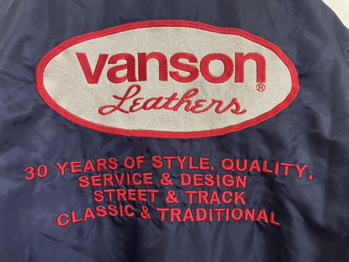 Gear for Sports × Vanson Leathers Vanson Leathers MA-1 Jacket Embroidery Extremely Rare Size US L / EU 52-54 / 3 - 5 Thumbnail