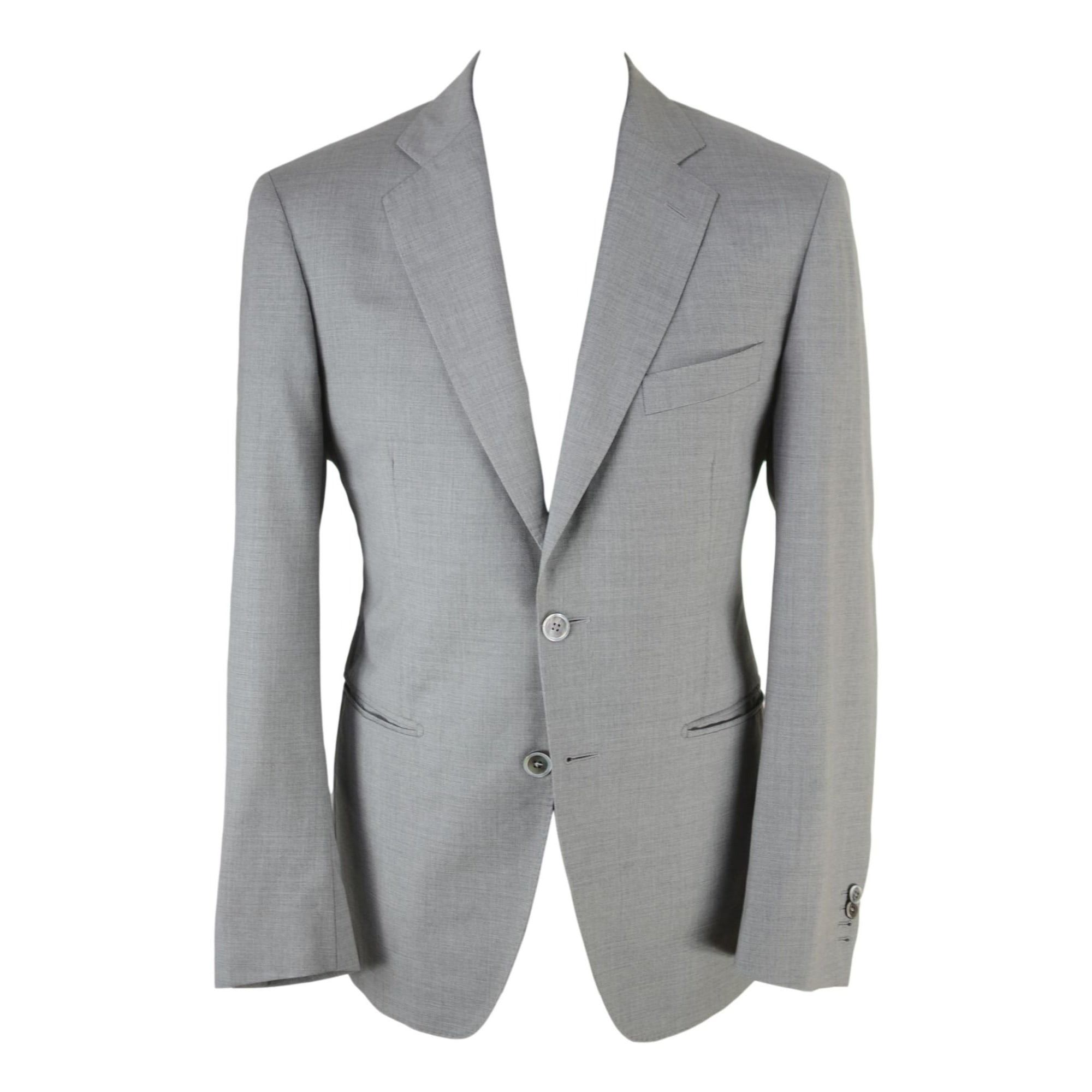 Sartelli Men's Blazer - gray 100% Wool Size 40S US Suit Jack