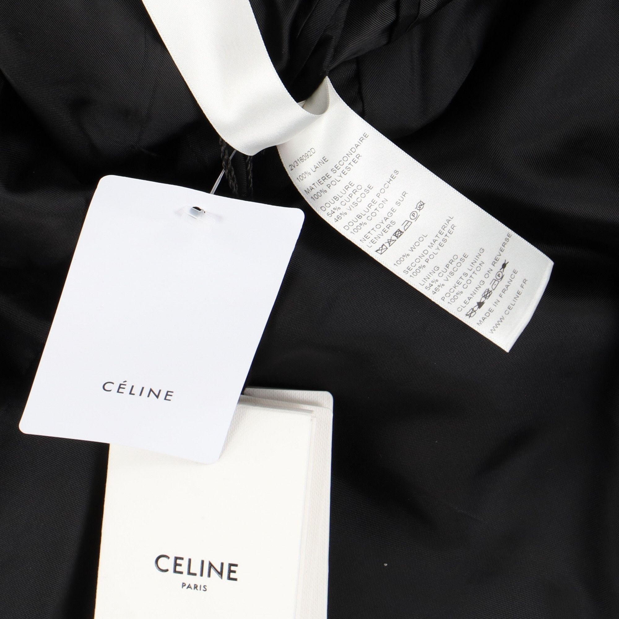 Celine Black Crystal Embellished Arrows Smoking Blazer Size US S / EU 44-46 / 1 - 6 Thumbnail
