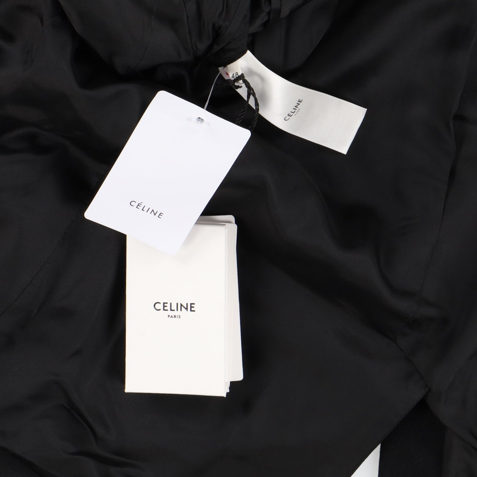 Celine Black Crystal Embellished Arrows Smoking Blazer Size US S / EU 44-46 / 1 - 5 Thumbnail
