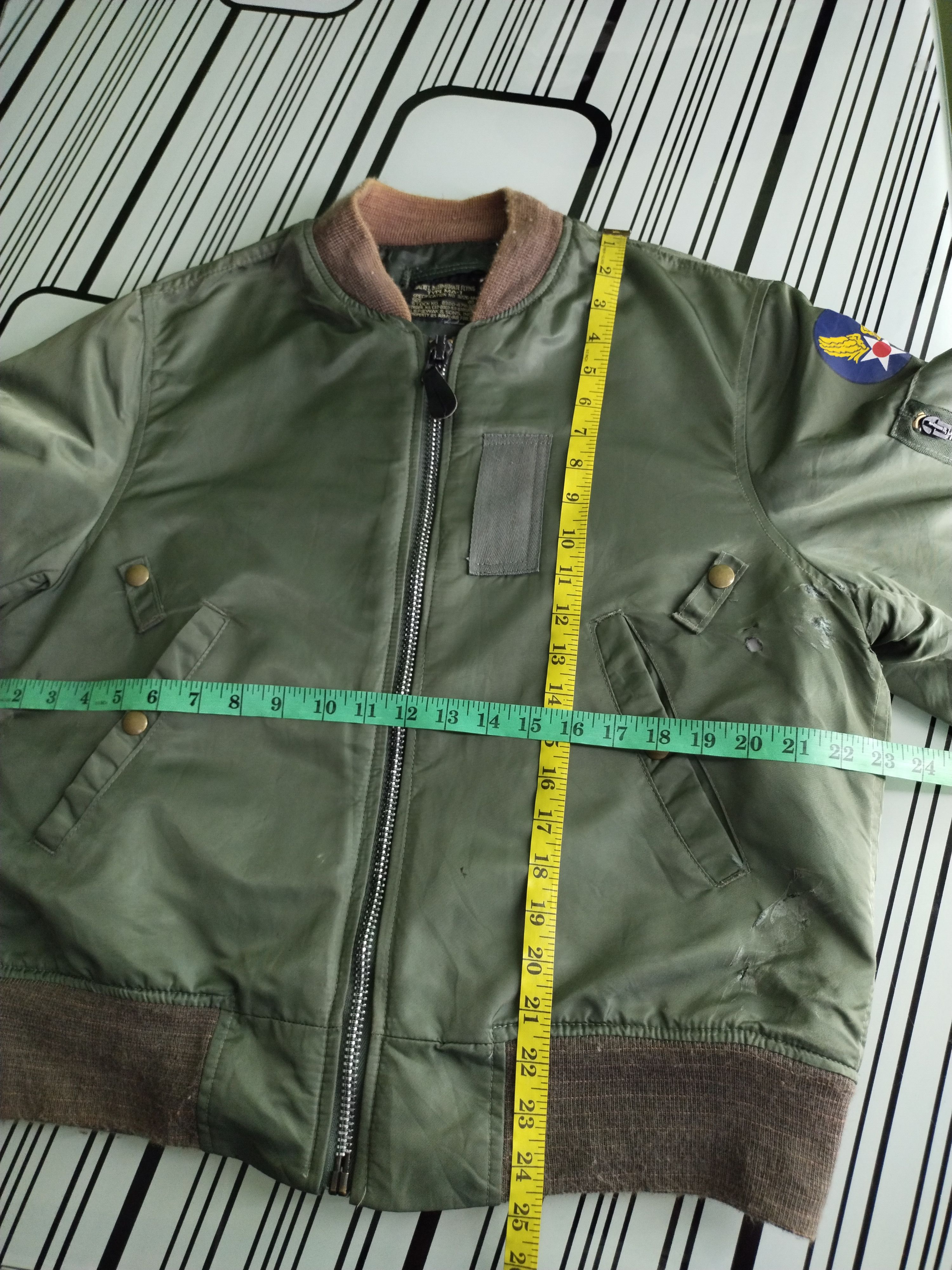 Other 🔥VTG TYPE MA-1 ARMY AIR FORCE BOMBER JACKET Size US L / EU 52-54 / 3 - 15 Thumbnail