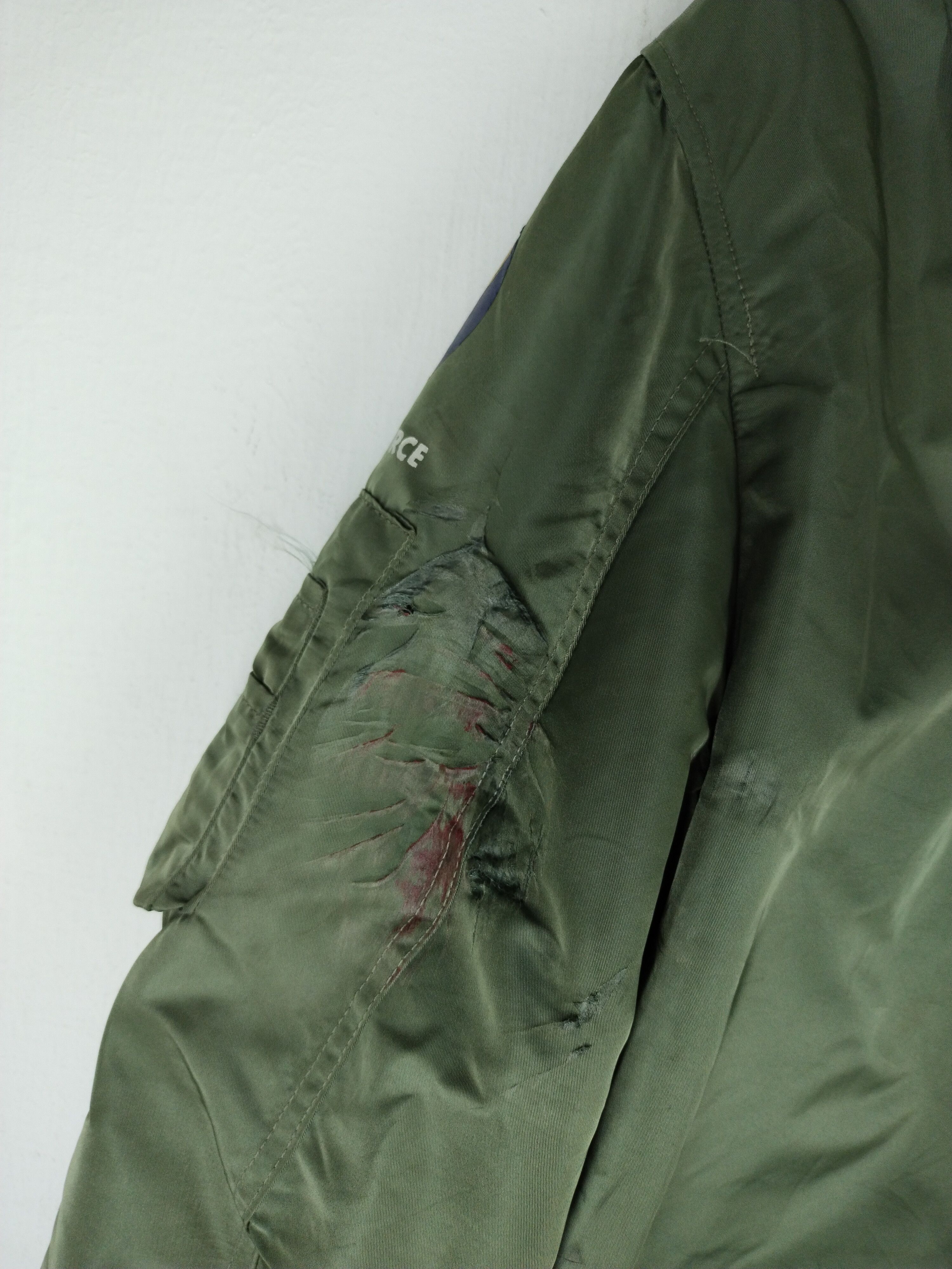 Other 🔥VTG TYPE MA-1 ARMY AIR FORCE BOMBER JACKET Size US L / EU 52-54 / 3 - 7 Thumbnail
