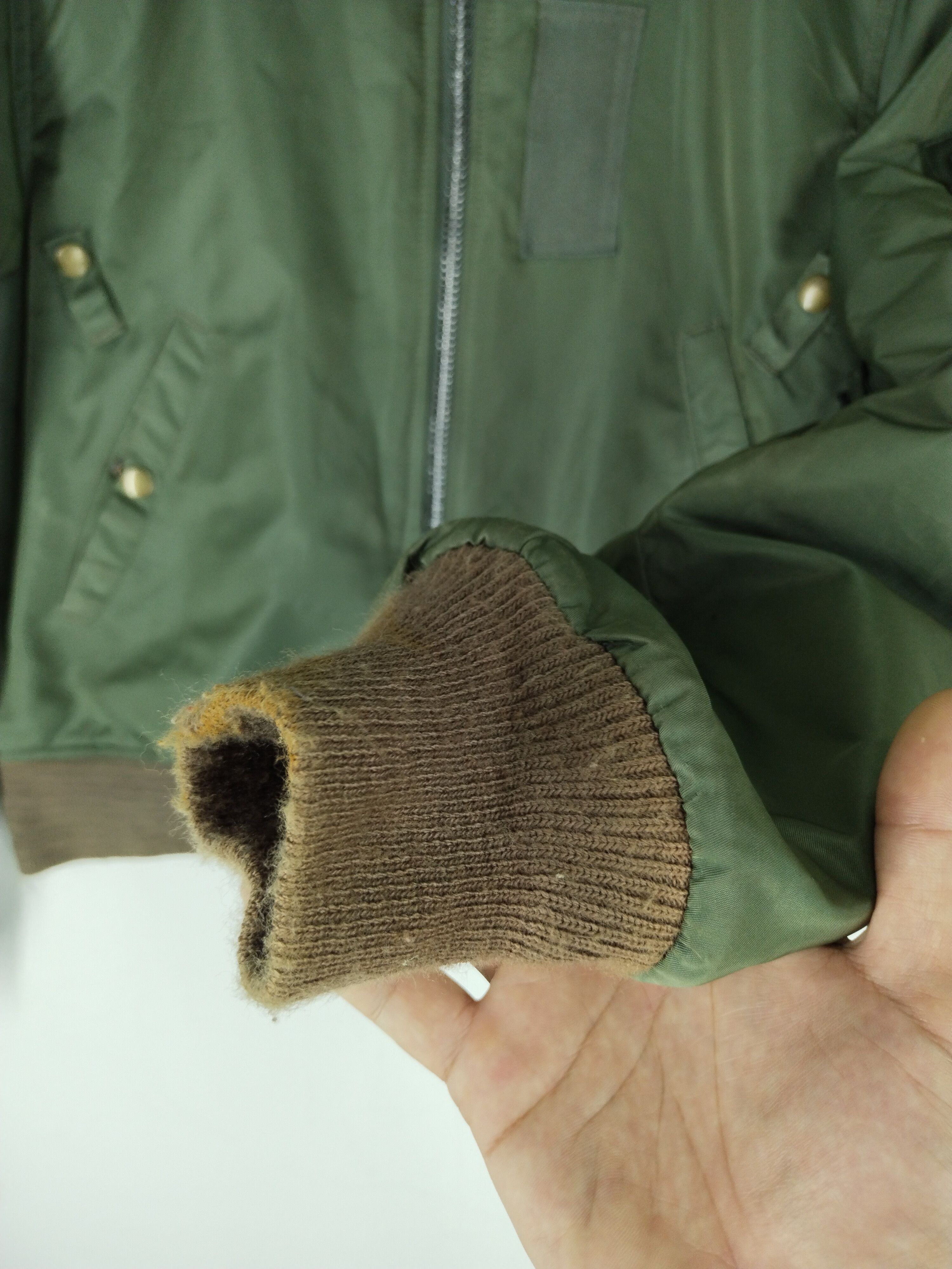 Other 🔥VTG TYPE MA-1 ARMY AIR FORCE BOMBER JACKET Size US L / EU 52-54 / 3 - 12 Thumbnail