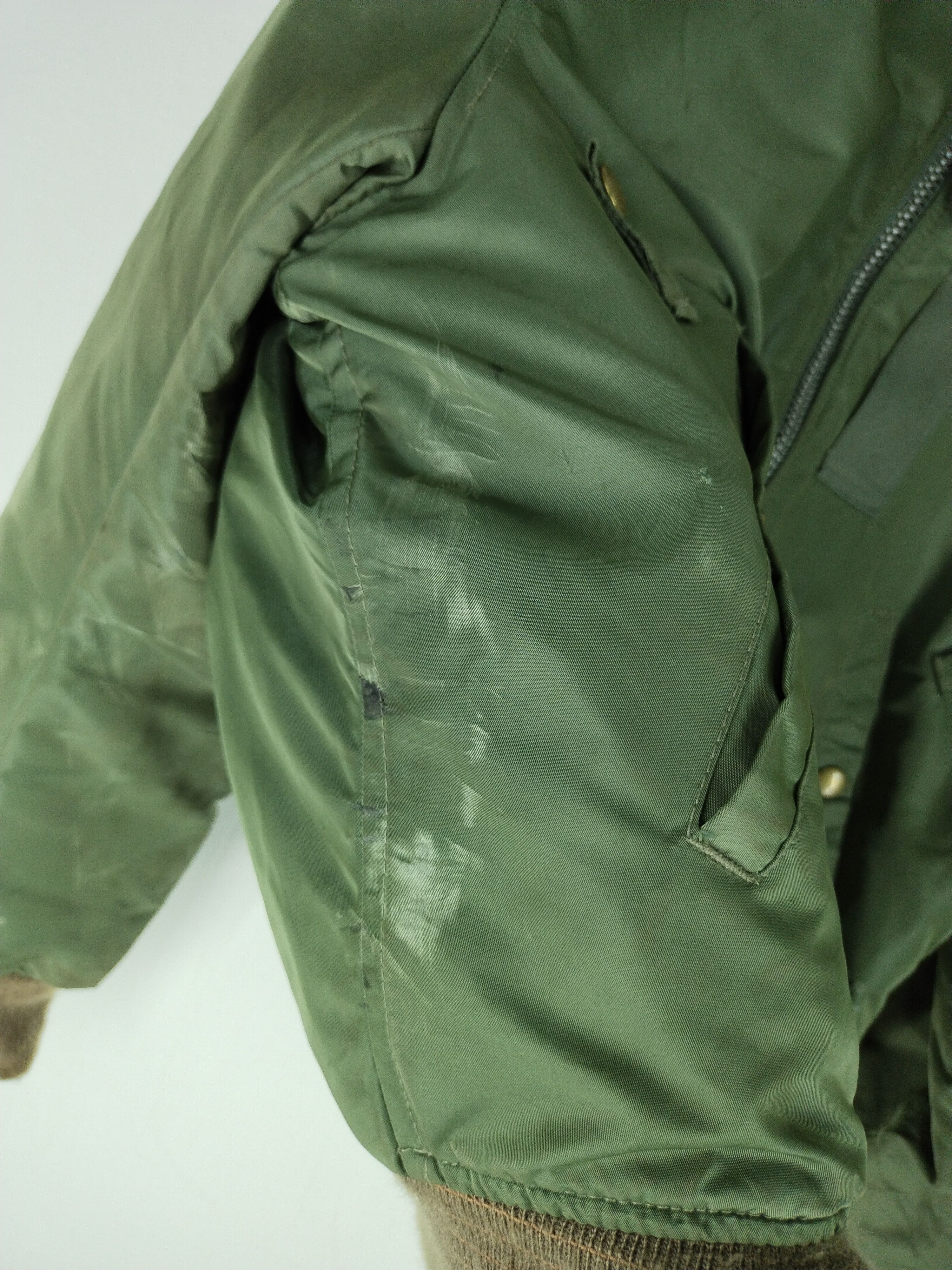 Other 🔥VTG TYPE MA-1 ARMY AIR FORCE BOMBER JACKET Size US L / EU 52-54 / 3 - 9 Thumbnail