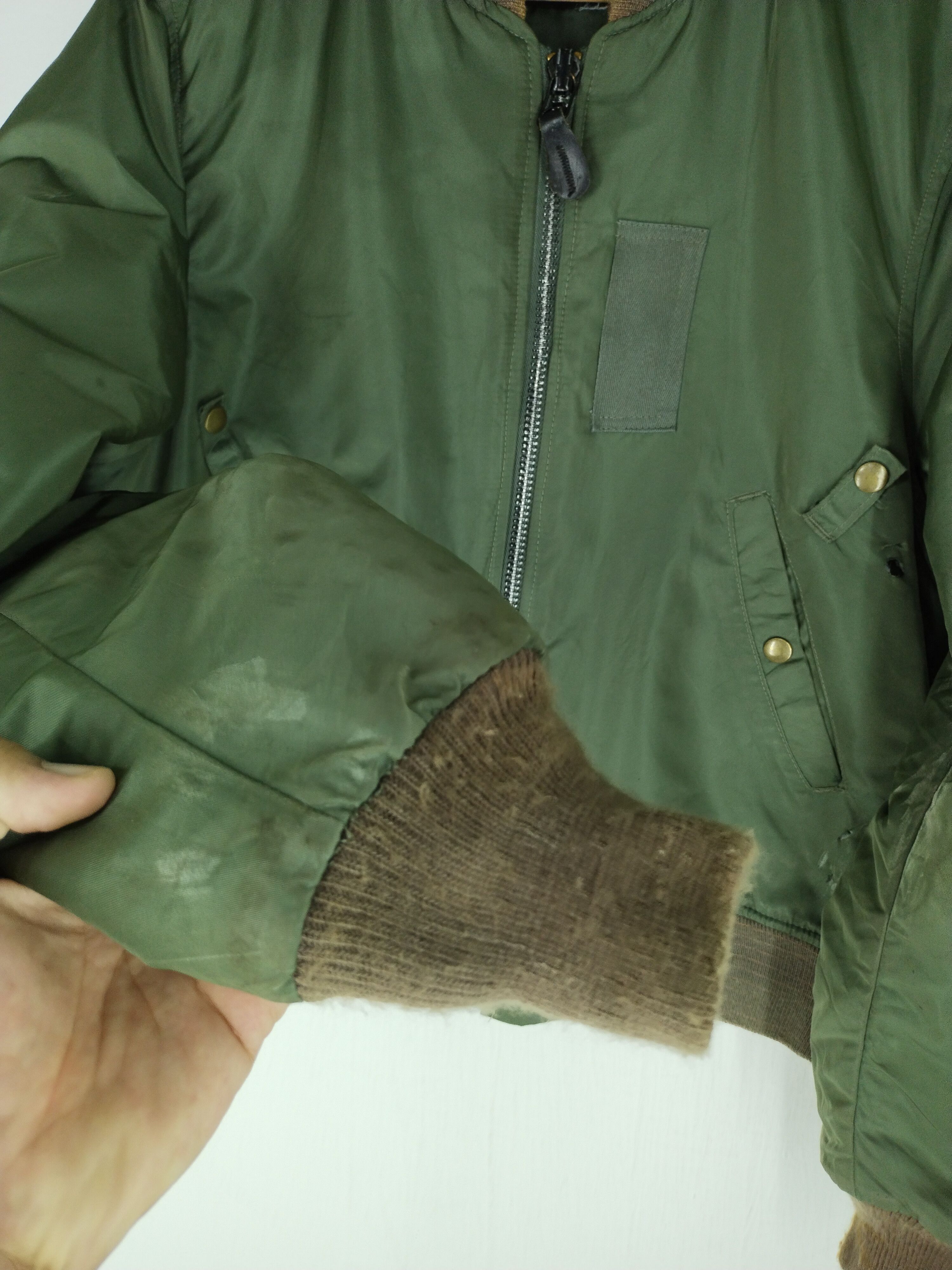 Other 🔥VTG TYPE MA-1 ARMY AIR FORCE BOMBER JACKET Size US L / EU 52-54 / 3 - 11 Thumbnail