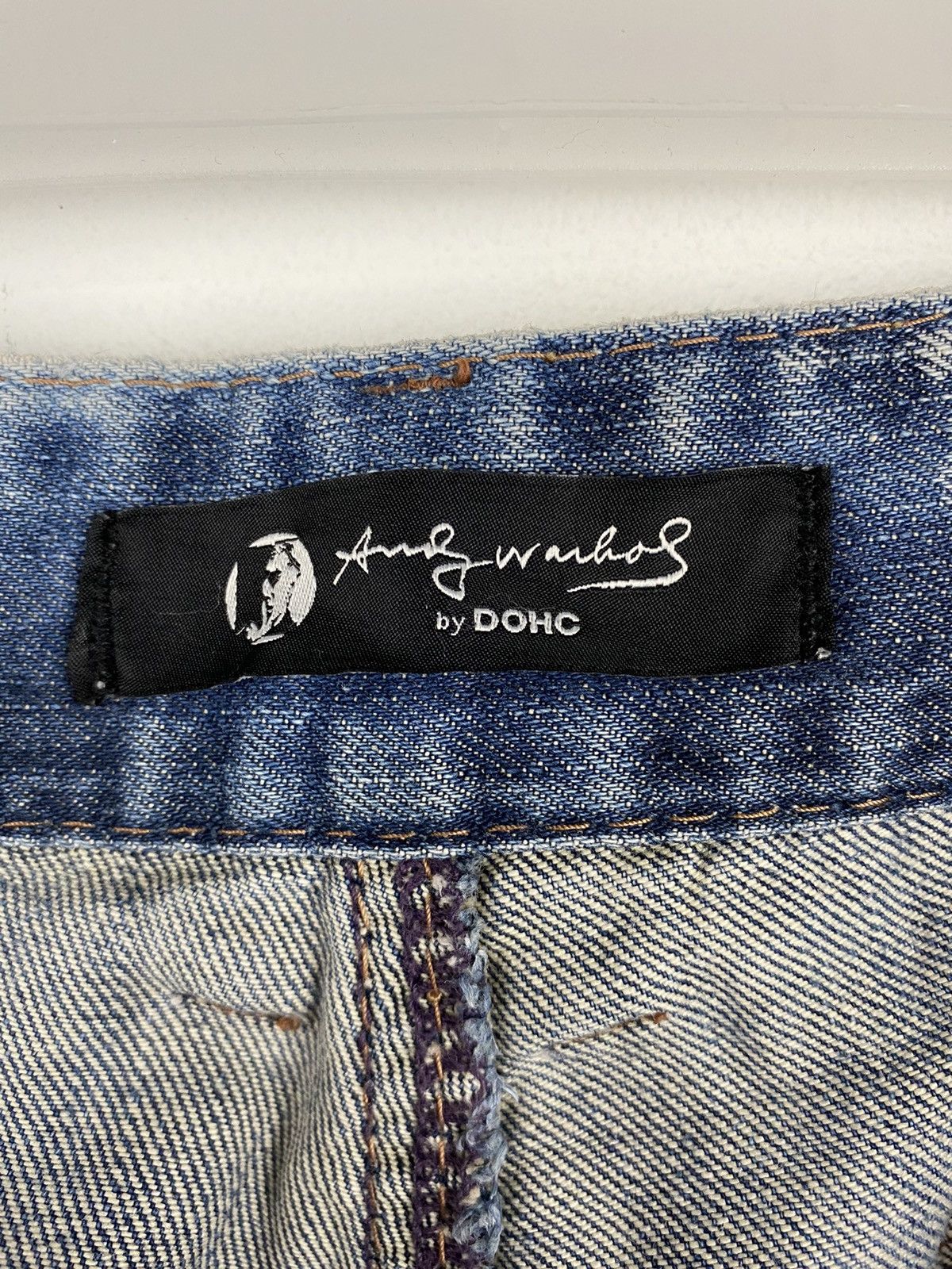 Andy Warhol Andy Warhol Skull Motive Denim Pants Size US 31 - 9 Thumbnail