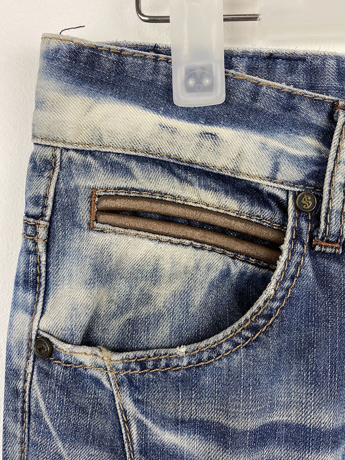 Andy Warhol Andy Warhol Skull Motive Denim Pants Size US 31 - 8 Thumbnail