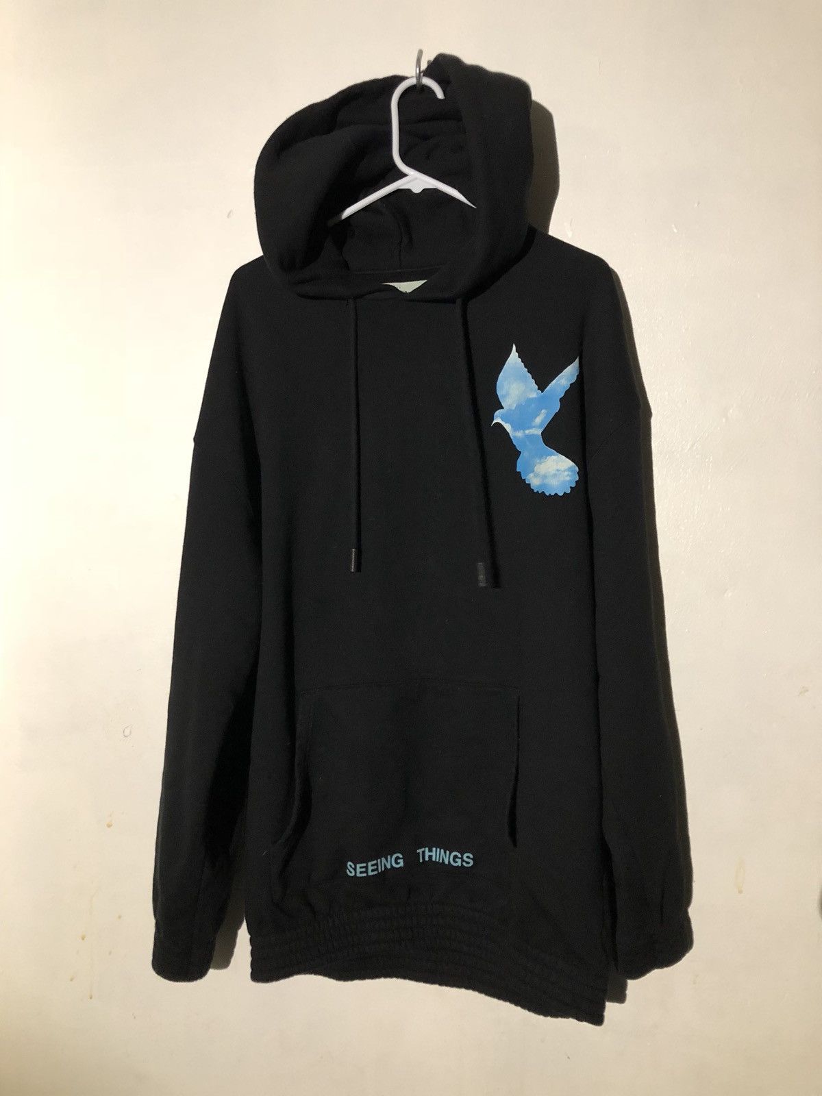 Off white dove hoodie hotsell