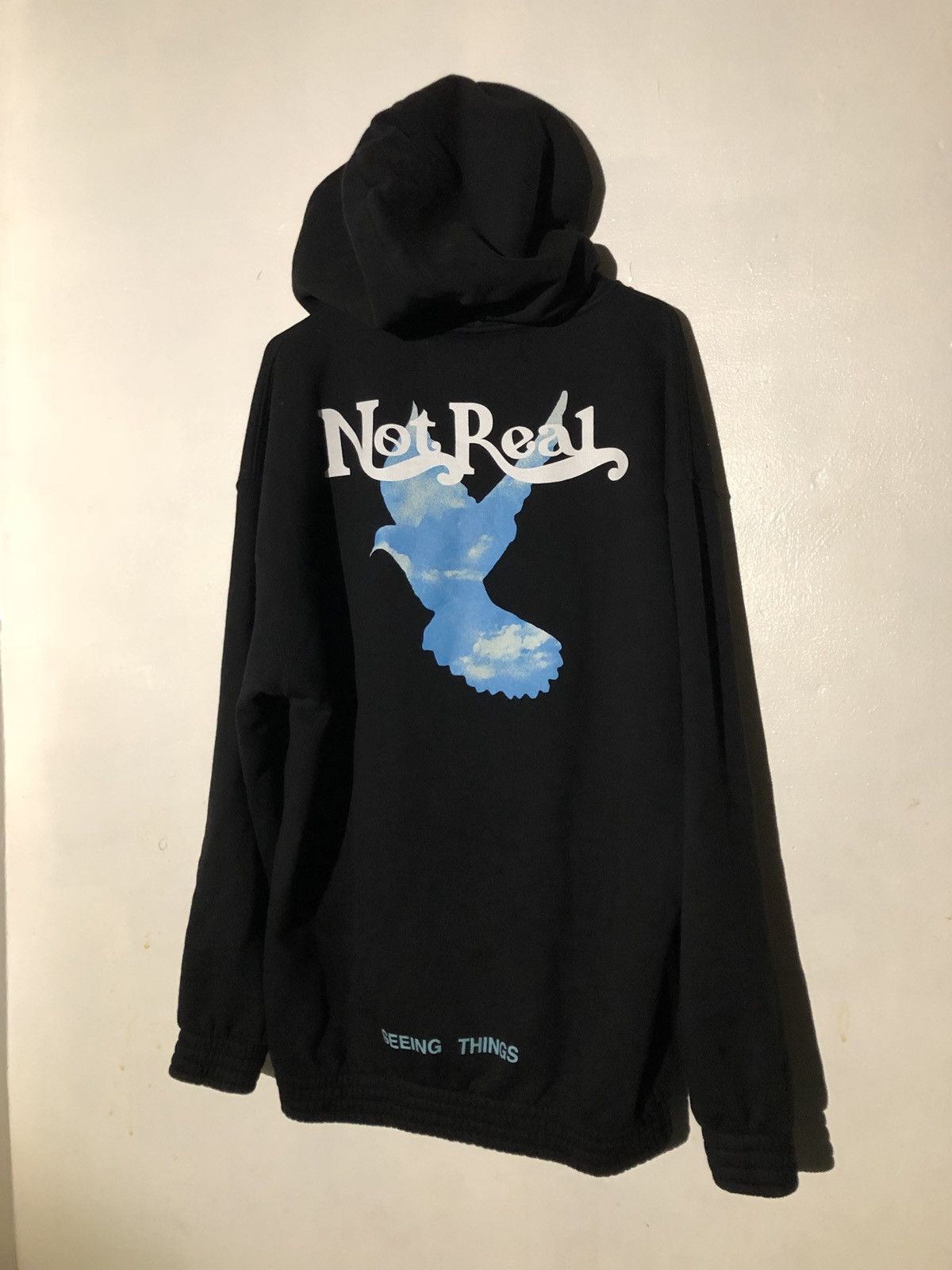 Off white dove hoodie hotsell