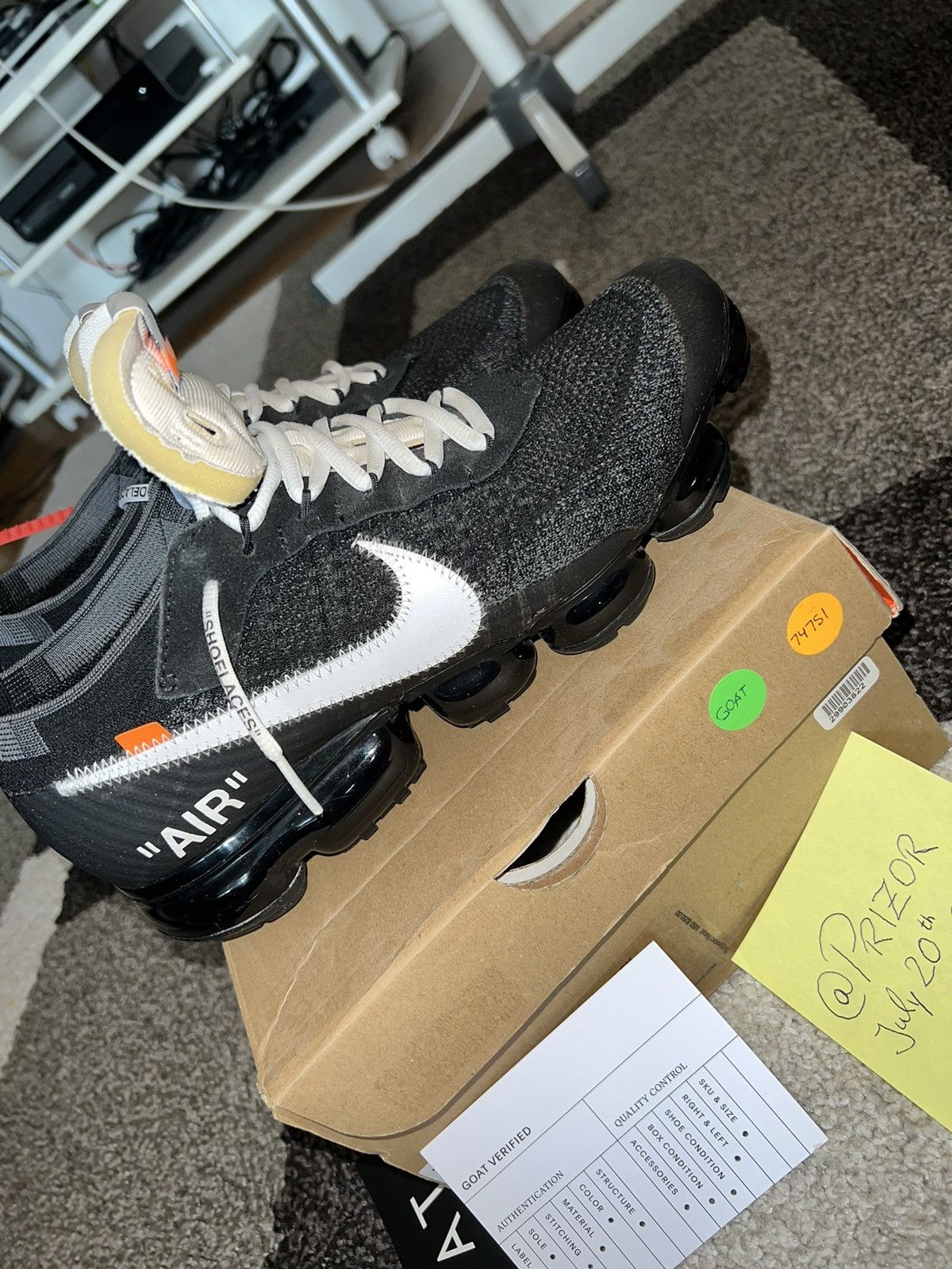 Vapormax 1.0 off outlet white