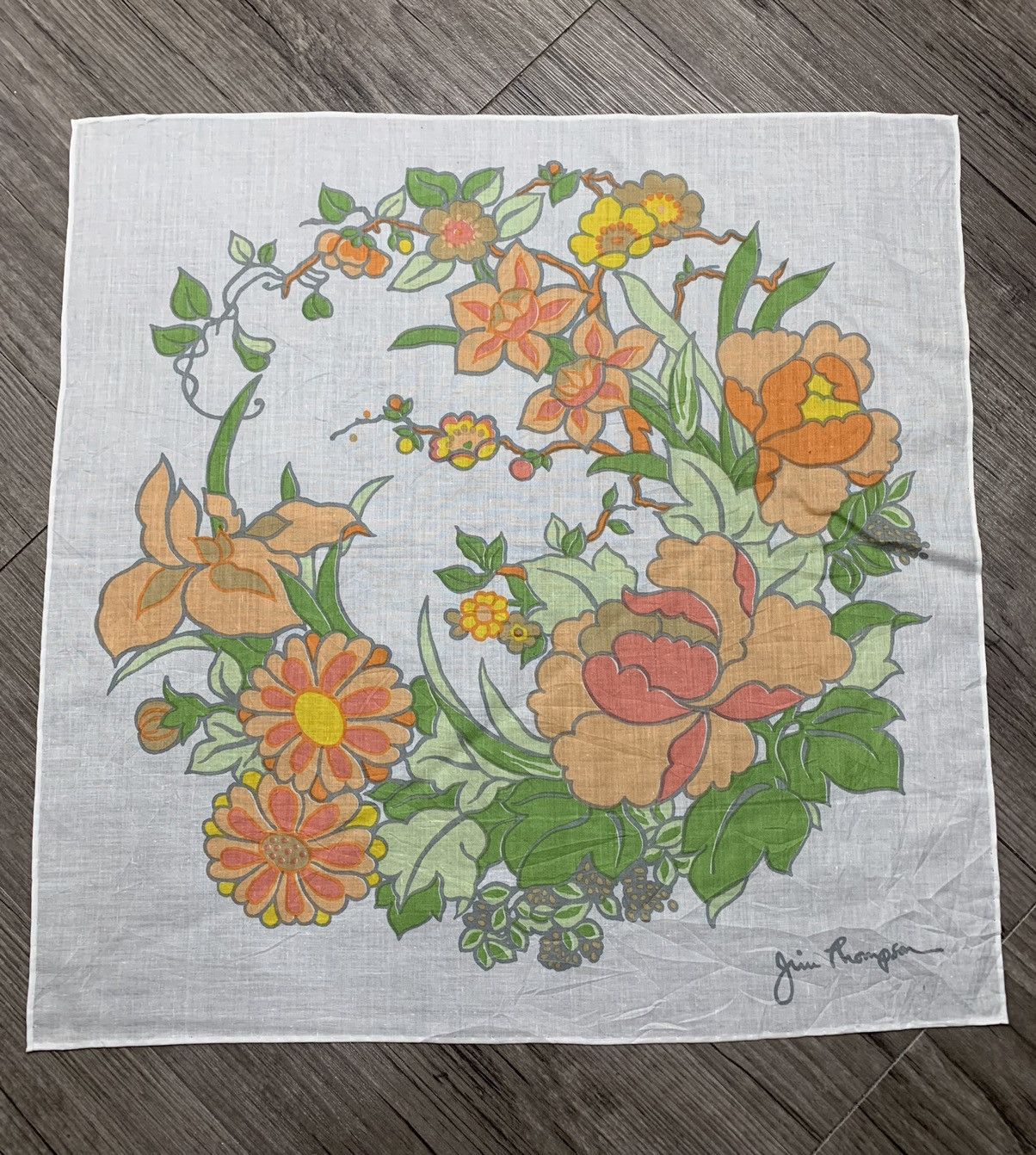 Jim Thompson Jim Thompson Handkerchief Neckerchief Bandana Size ONE SIZE - 2 Thumbnail