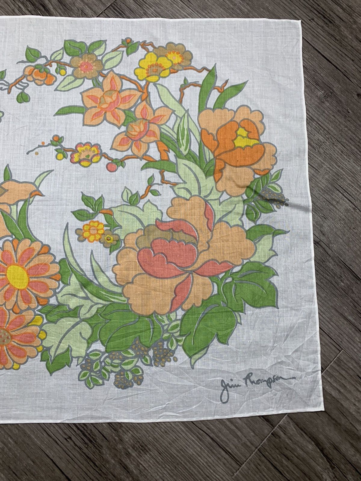 Jim Thompson Jim Thompson Handkerchief Neckerchief Bandana Size ONE SIZE - 4 Thumbnail