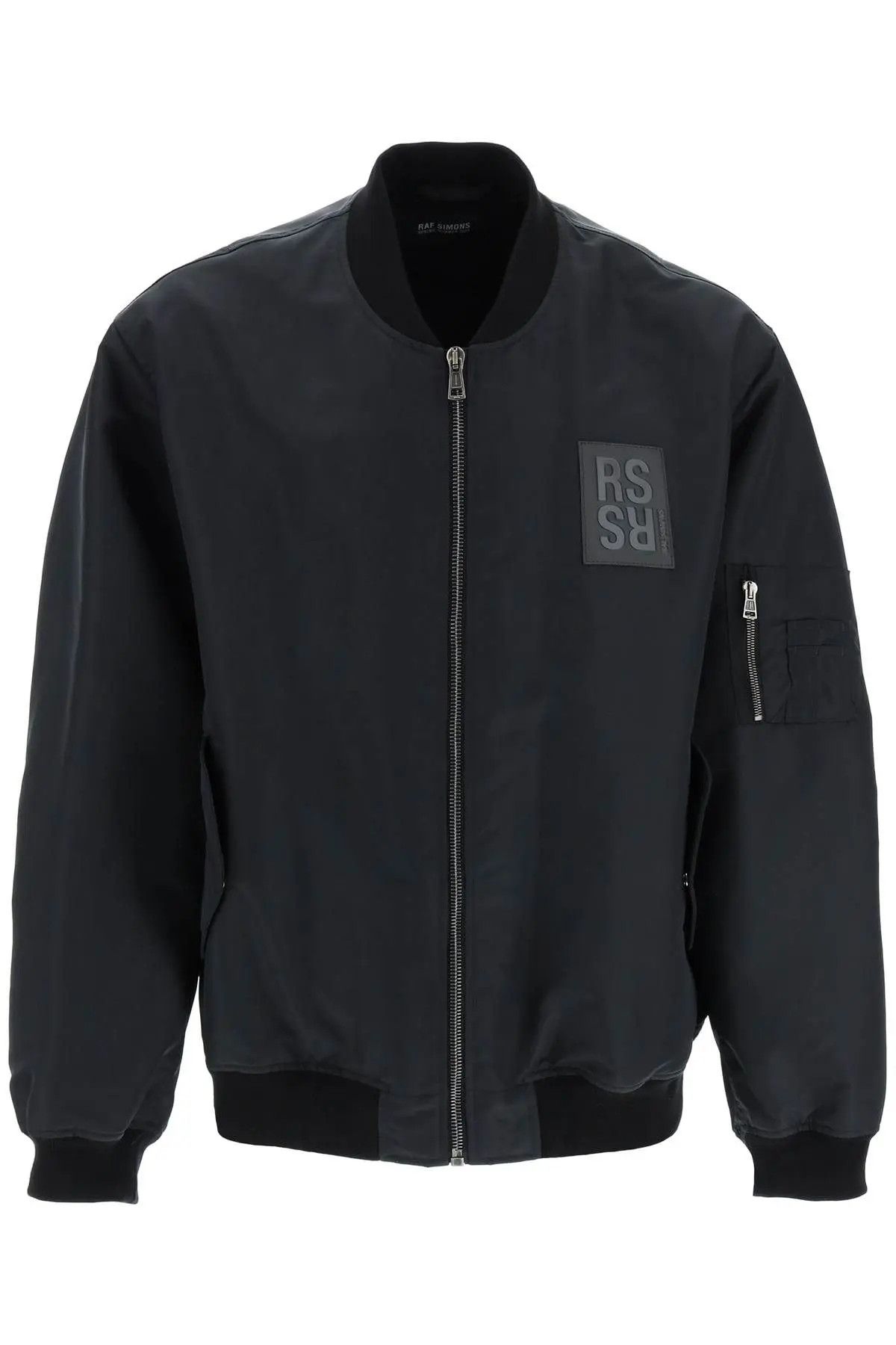 Raf Simons Raf Simons SS23 Leather Patch Logo Bomber Jacket | Grailed