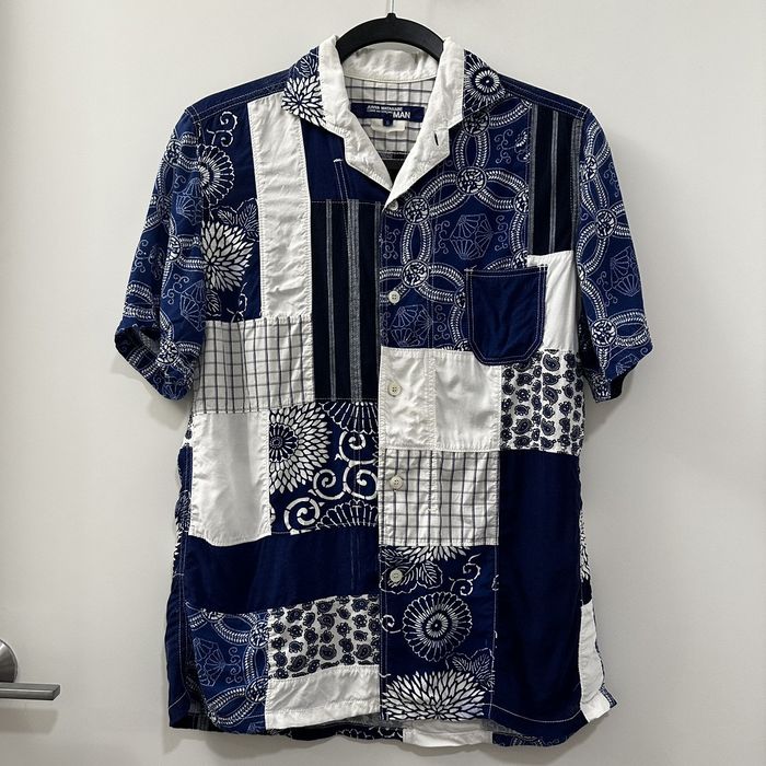 Junya watanabe discount patterned shirt grailed