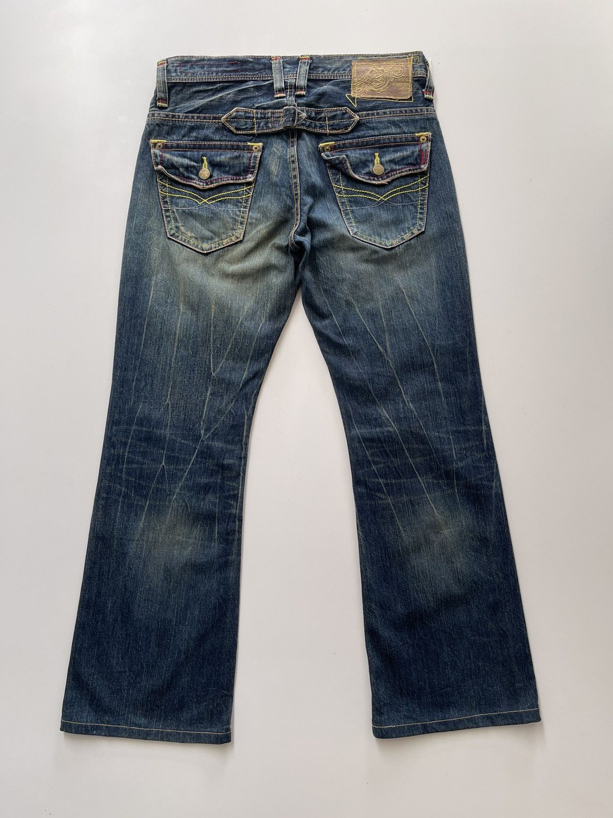 Japanese Brand Japanese Rusty Flared Denim Pants Size US 30 / EU 46 - 2 Thumbnail
