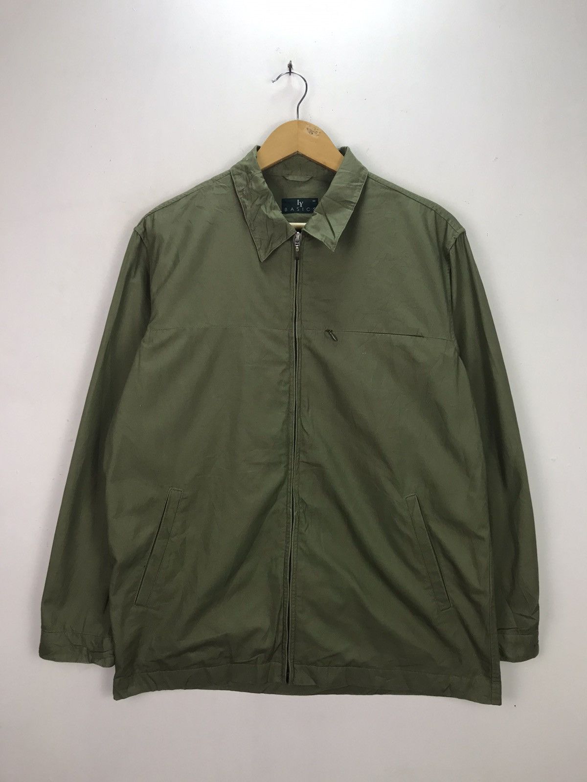 image of Iy Basics Issey Miyake Design Jacket in Green, Men's (Size Medium)