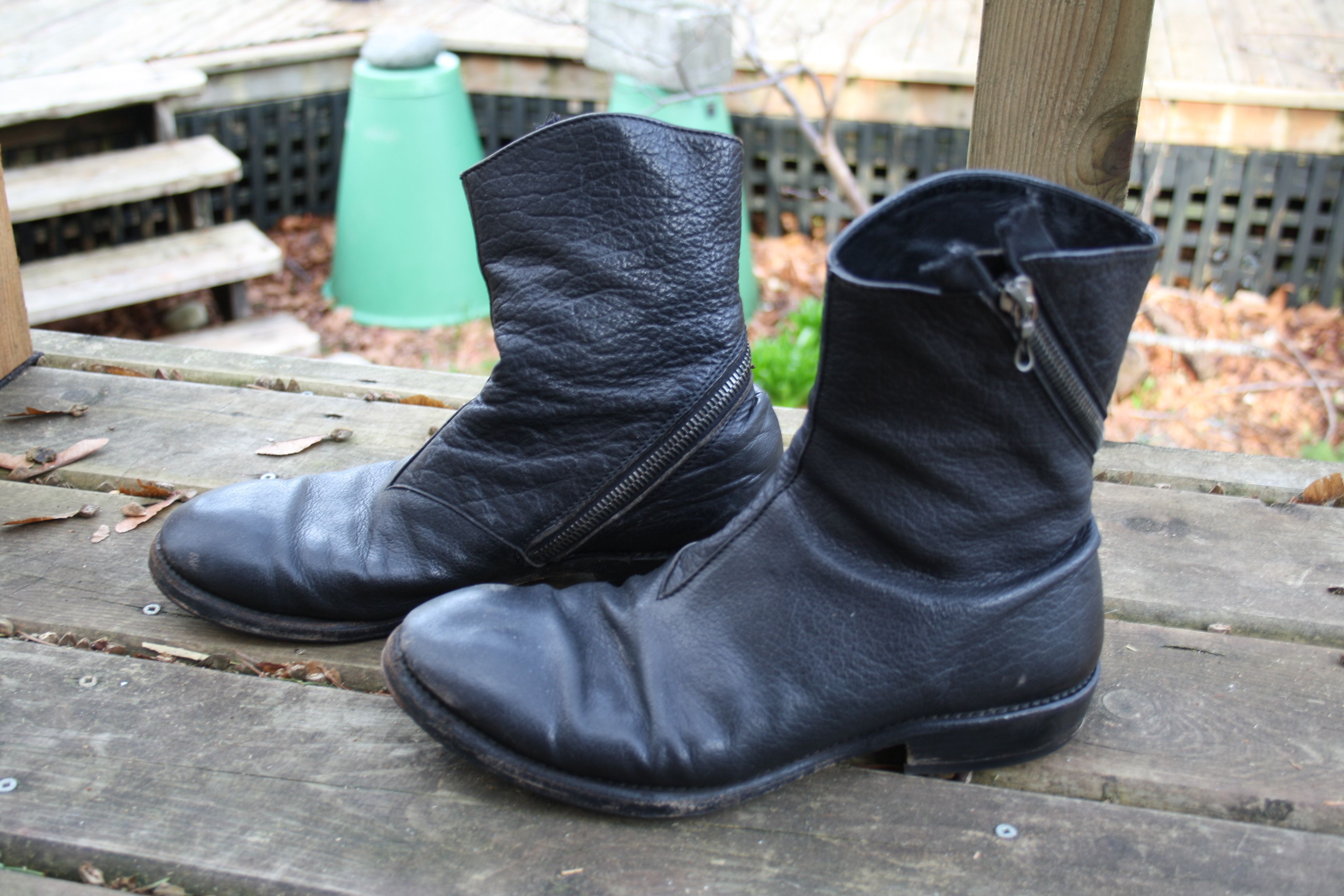 Julius SS10 Back-Zip Boots - 307FWM2 | Karasu Shop