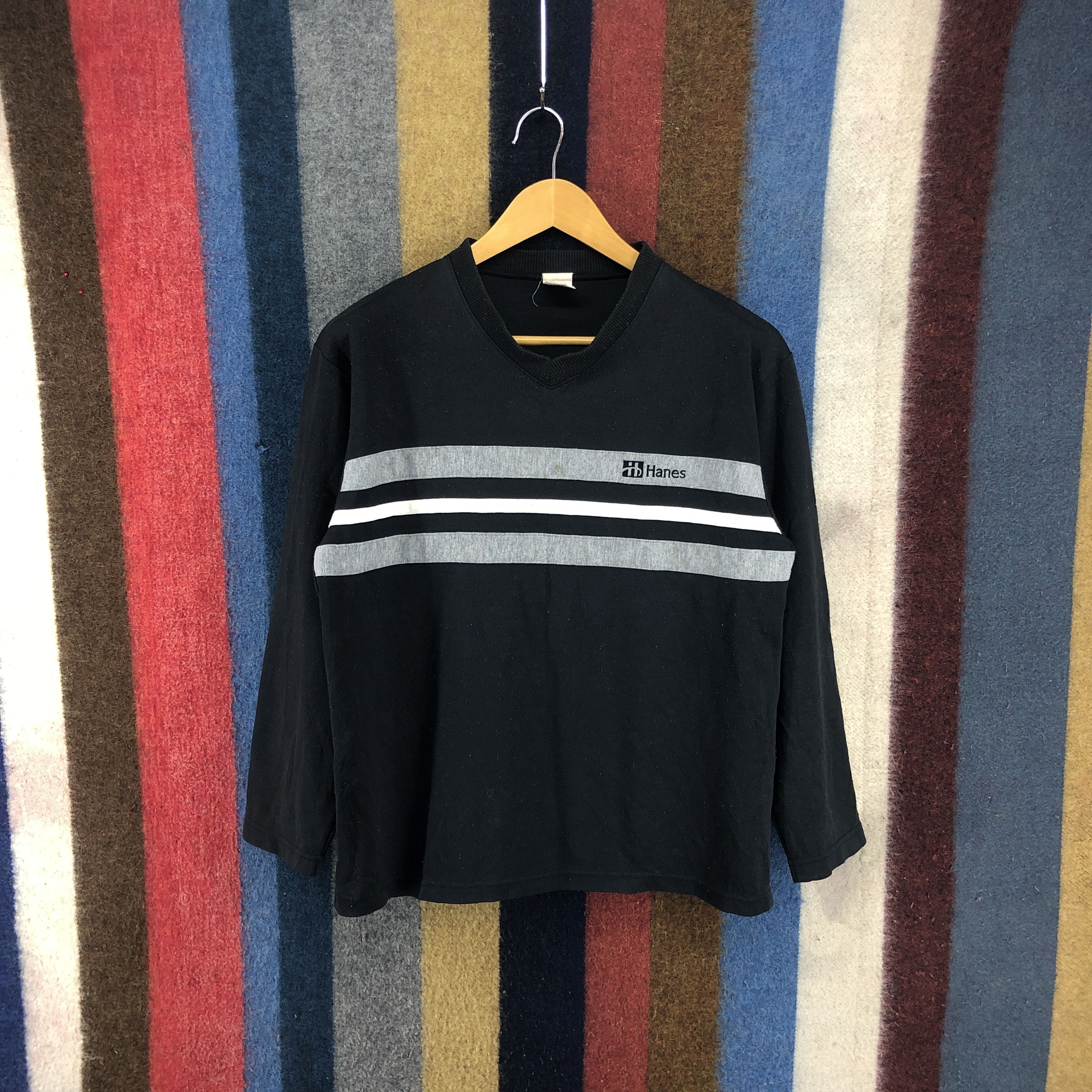Hanes HANES Crew Neck Sweatshirt #0185/A Size US M / EU 48-50 / 2 - 1 Thumbnail